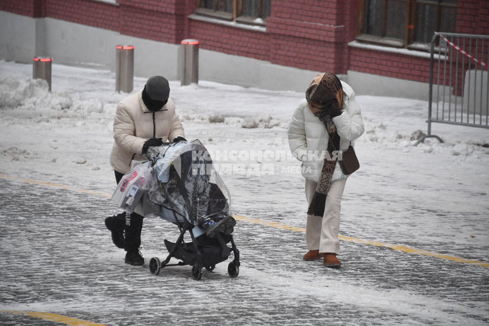 Снегопад в Москве