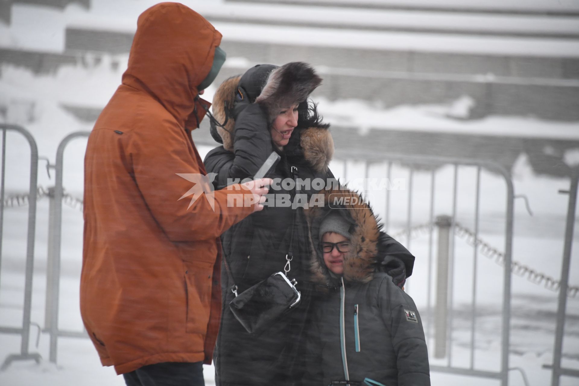 Снегопад в Москве