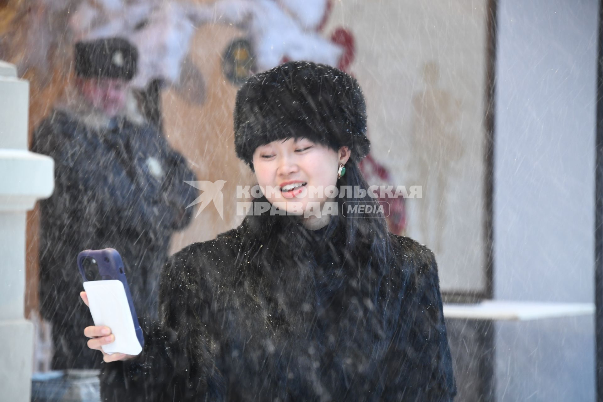 Снегопад в Москве