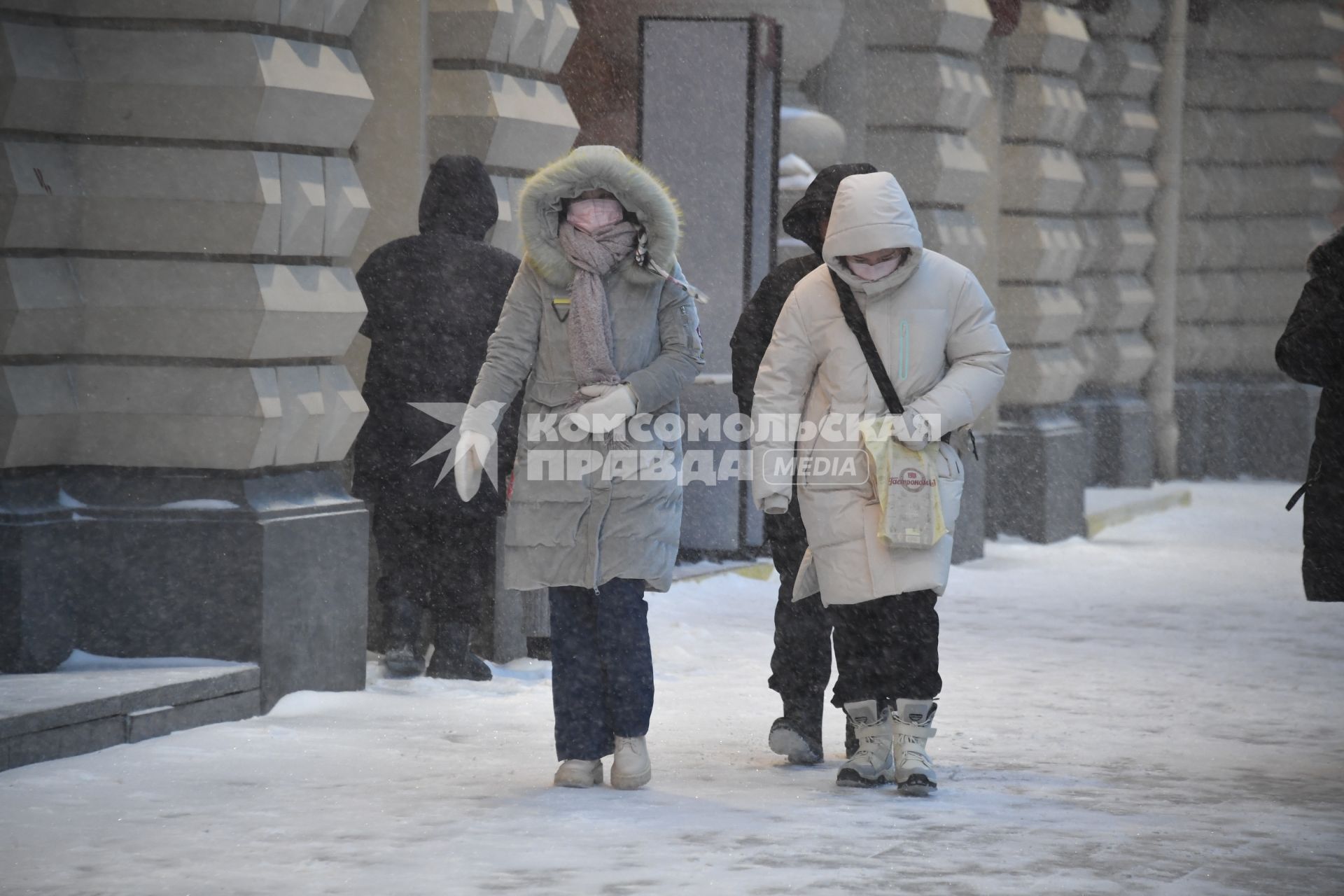 Снегопад в Москве