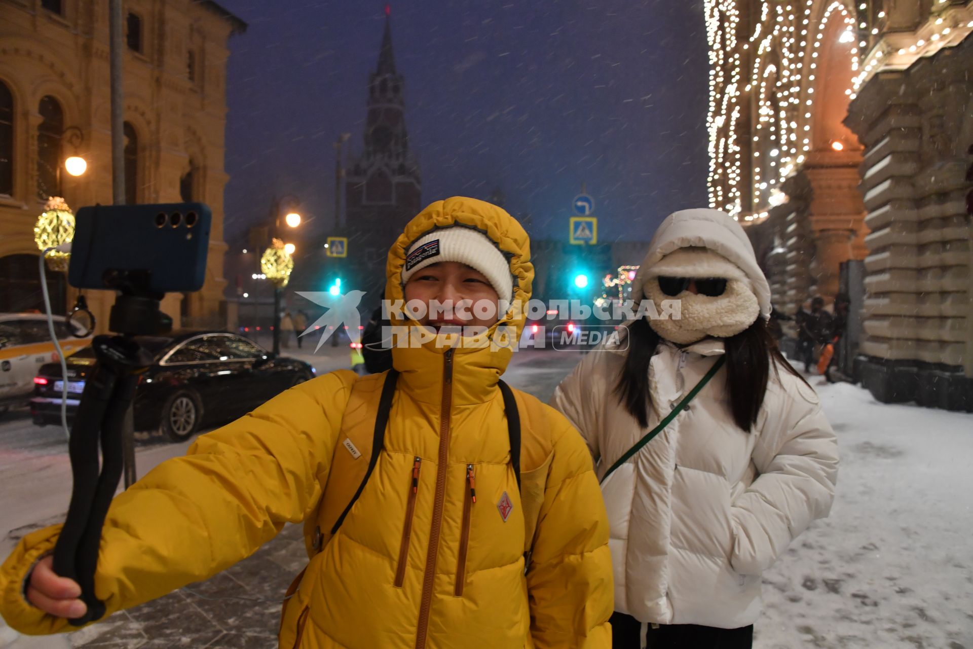 Сильный снегопад в Москве