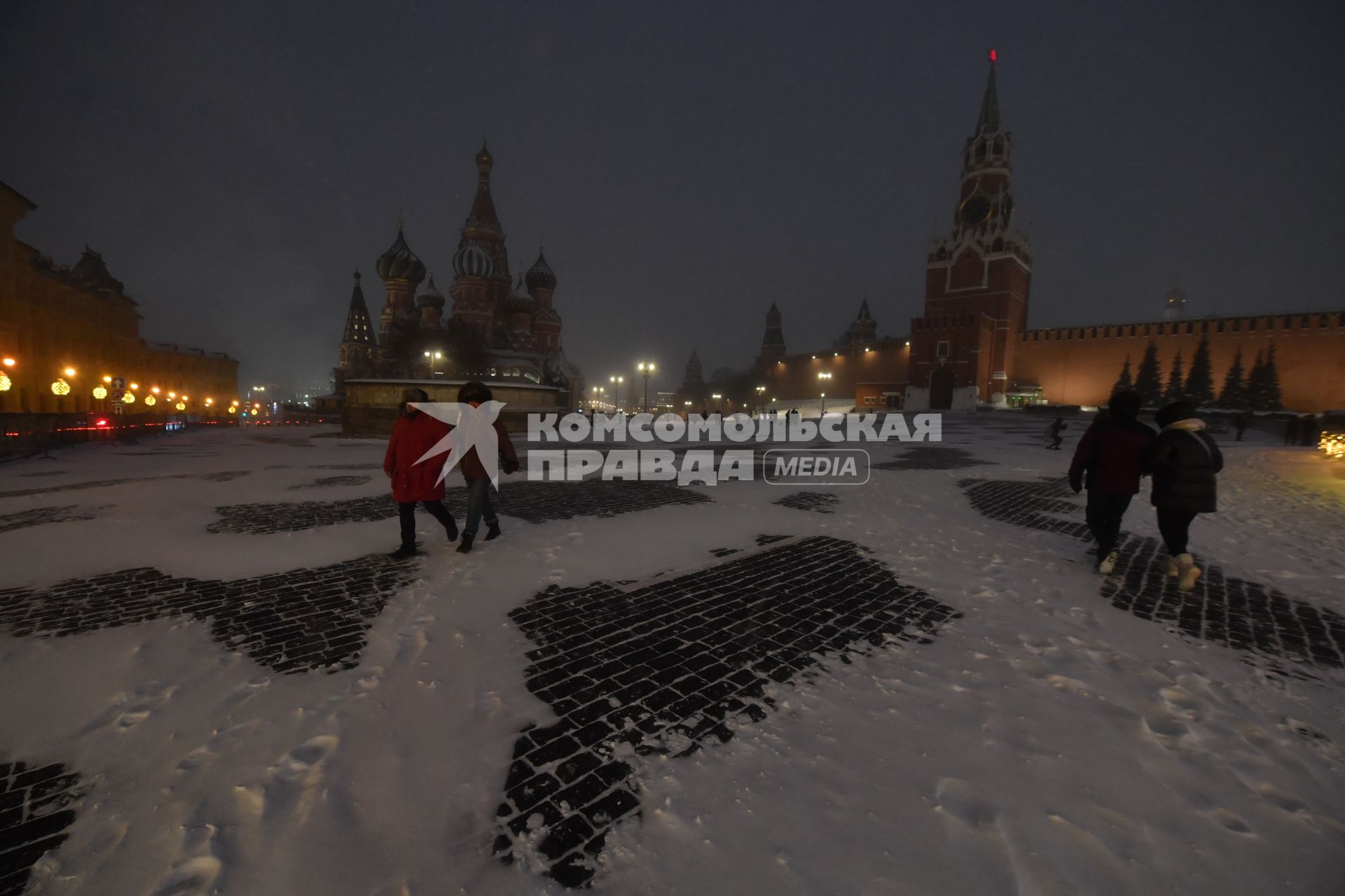 Сильный снегопад в Москве