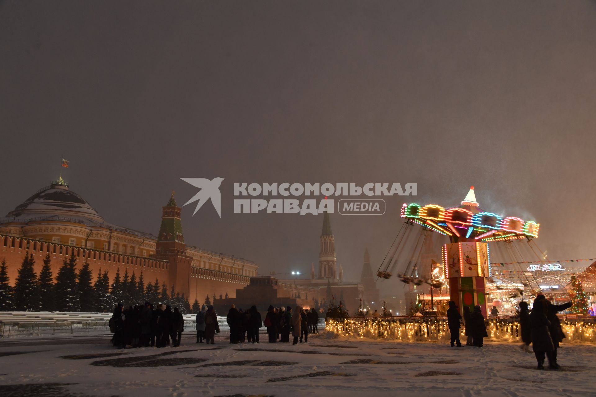 Сильный снегопад в Москве