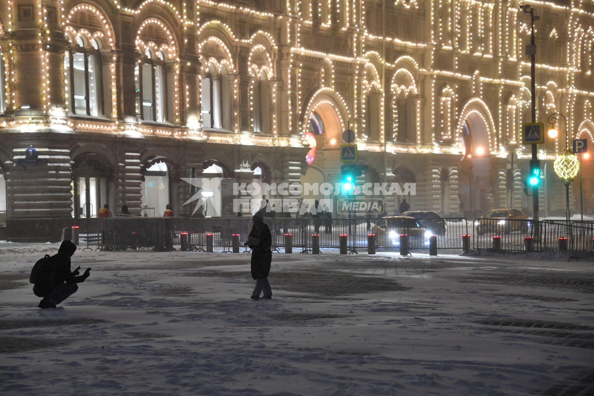Сильный снегопад в Москве