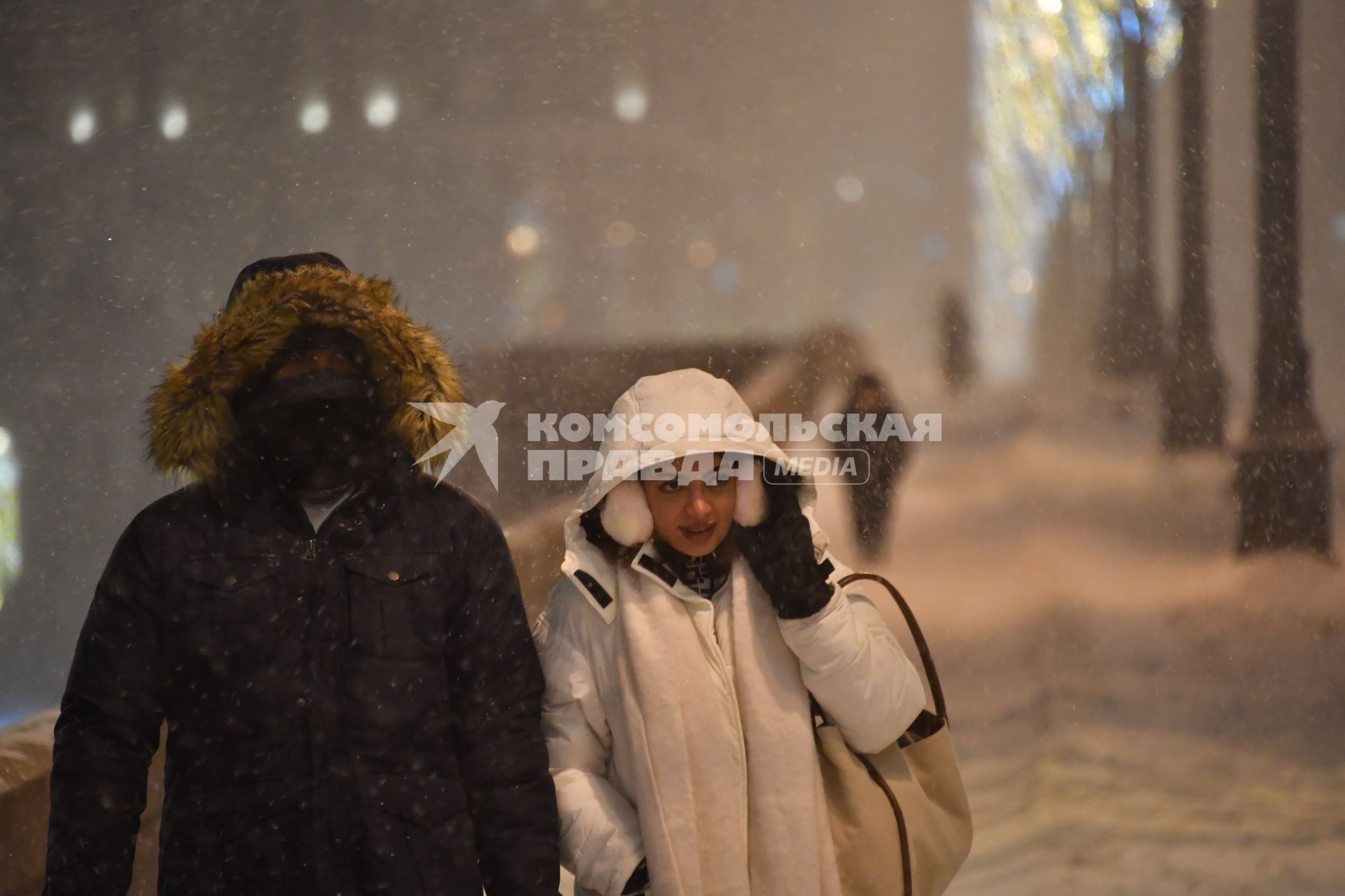 Сильный снегопад в Москве