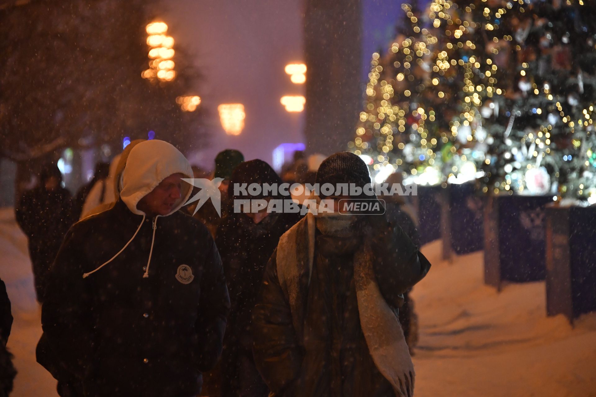 Сильный снегопад в Москве