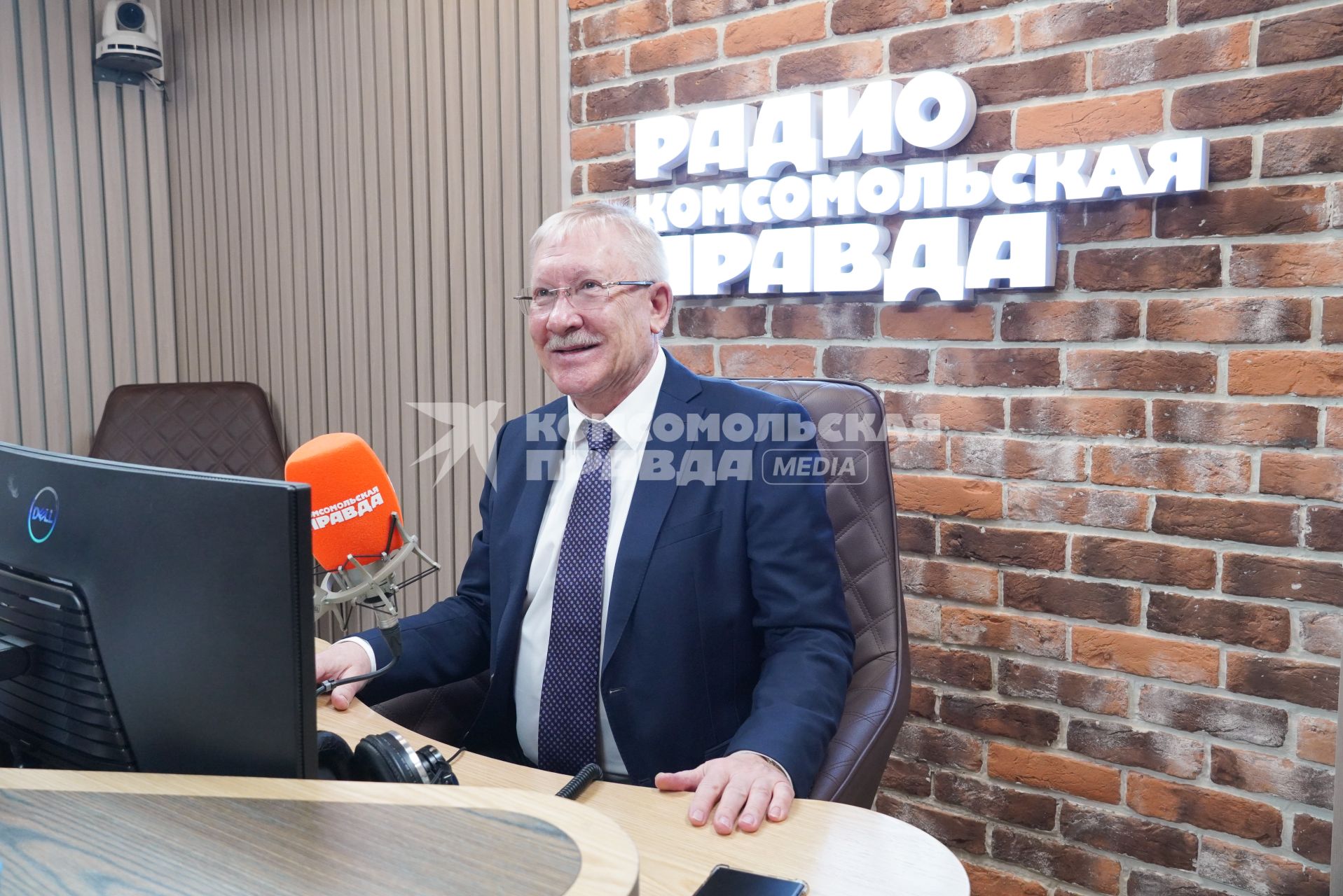 Олег Морозов на радиостанции` Комсомольская правда`