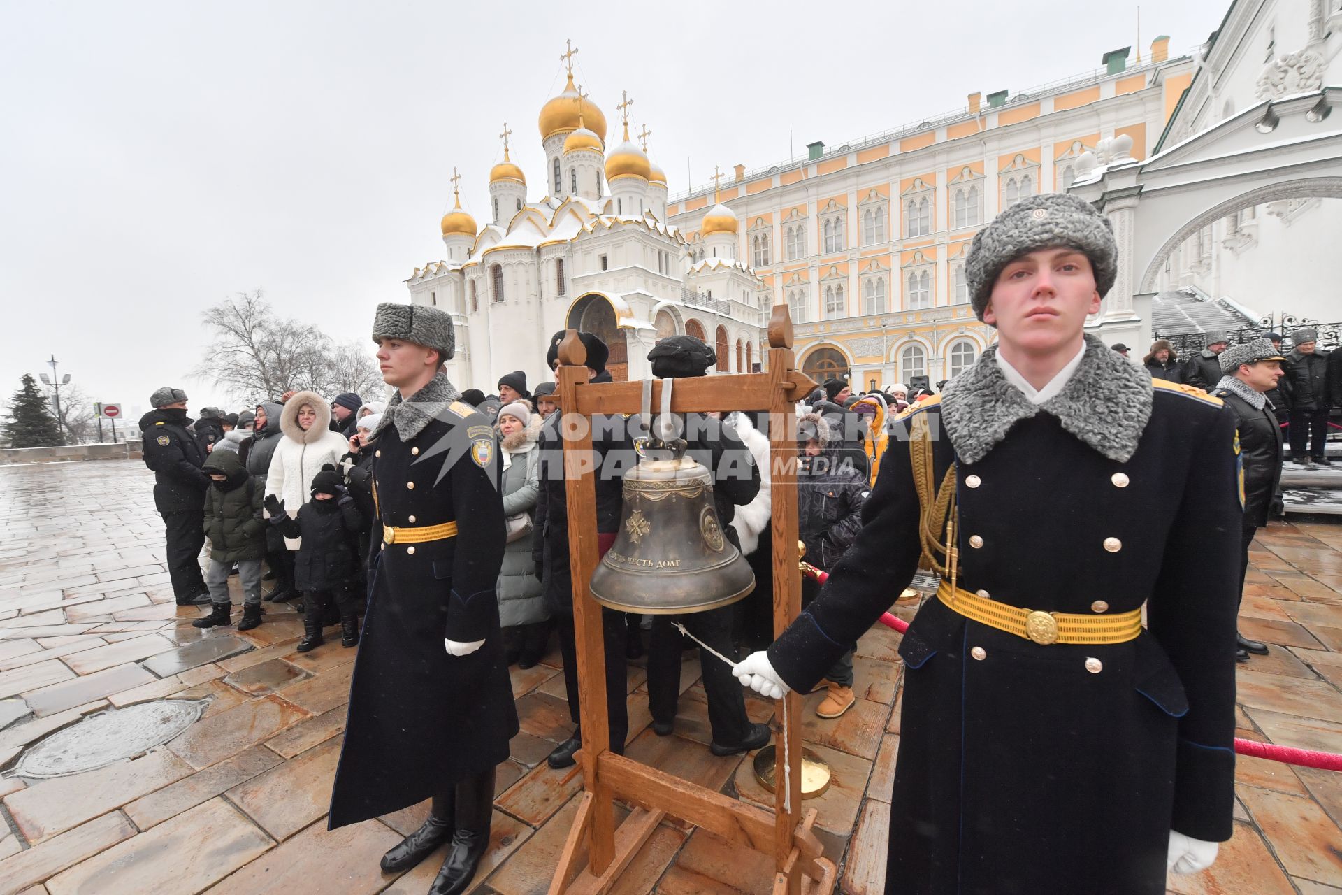 Принятие присяги военнослужащими Президентского полка России