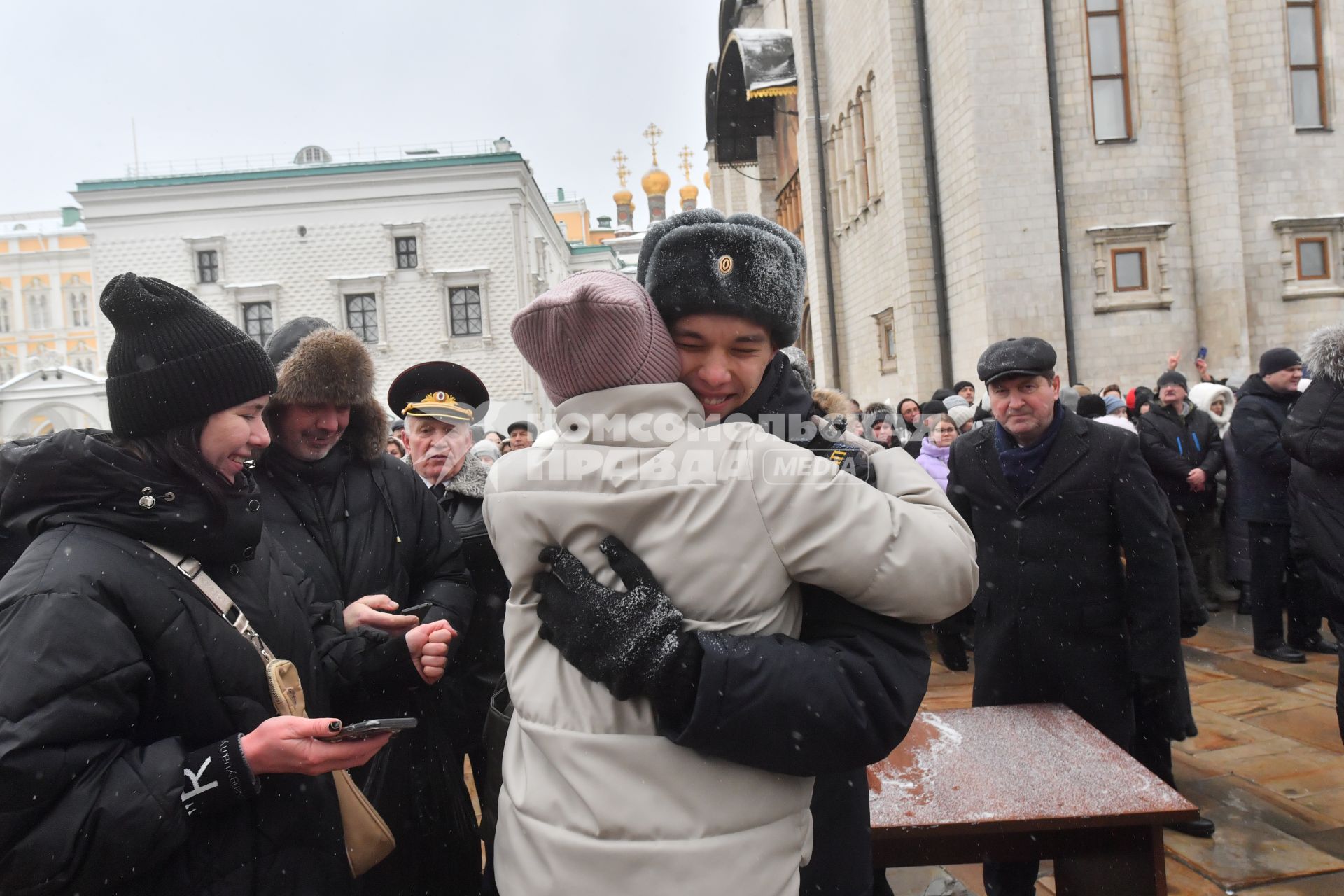 Принятие присяги военнослужащими Президентского полка России