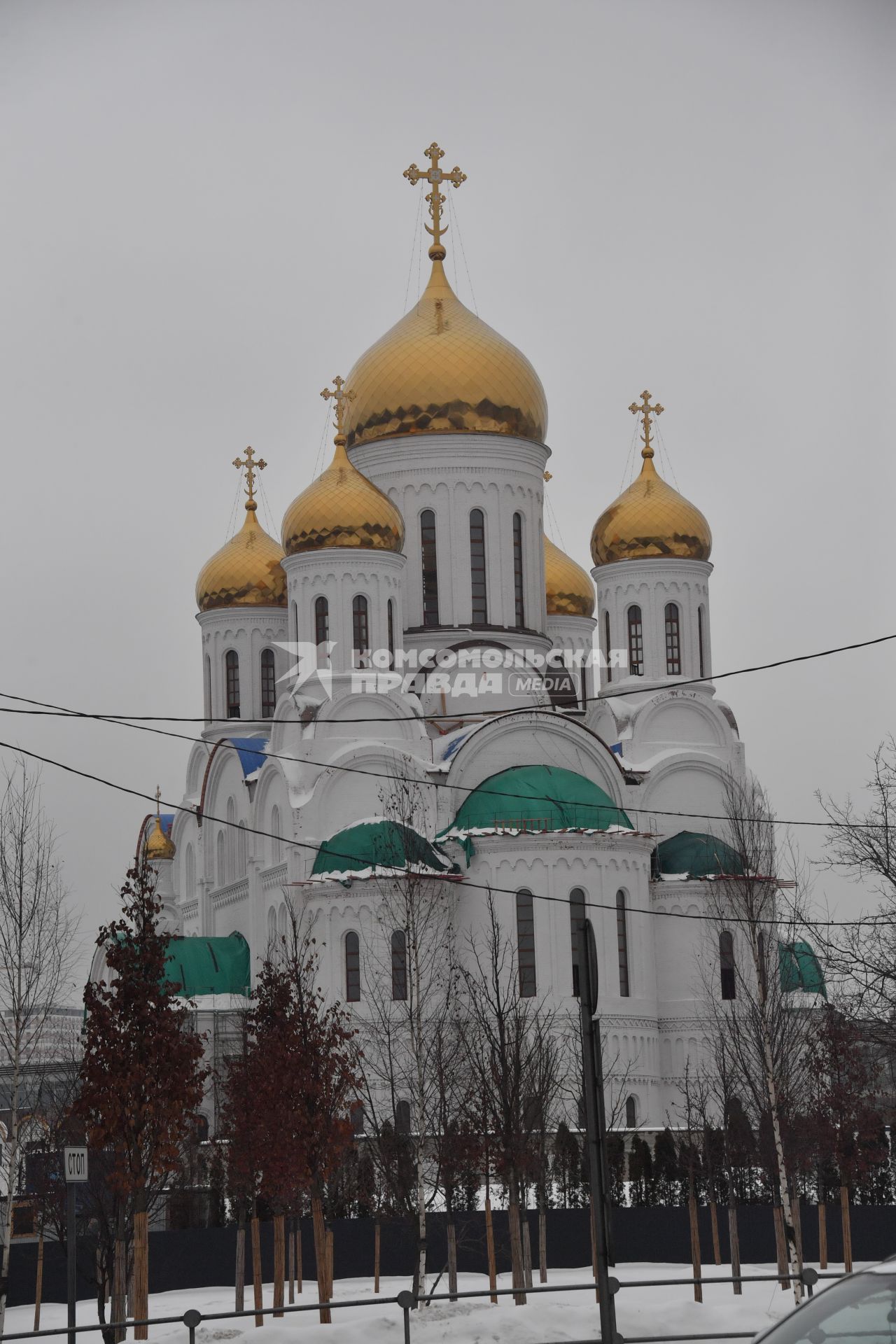 Строительство храма Успения Пресвятой Богородицы