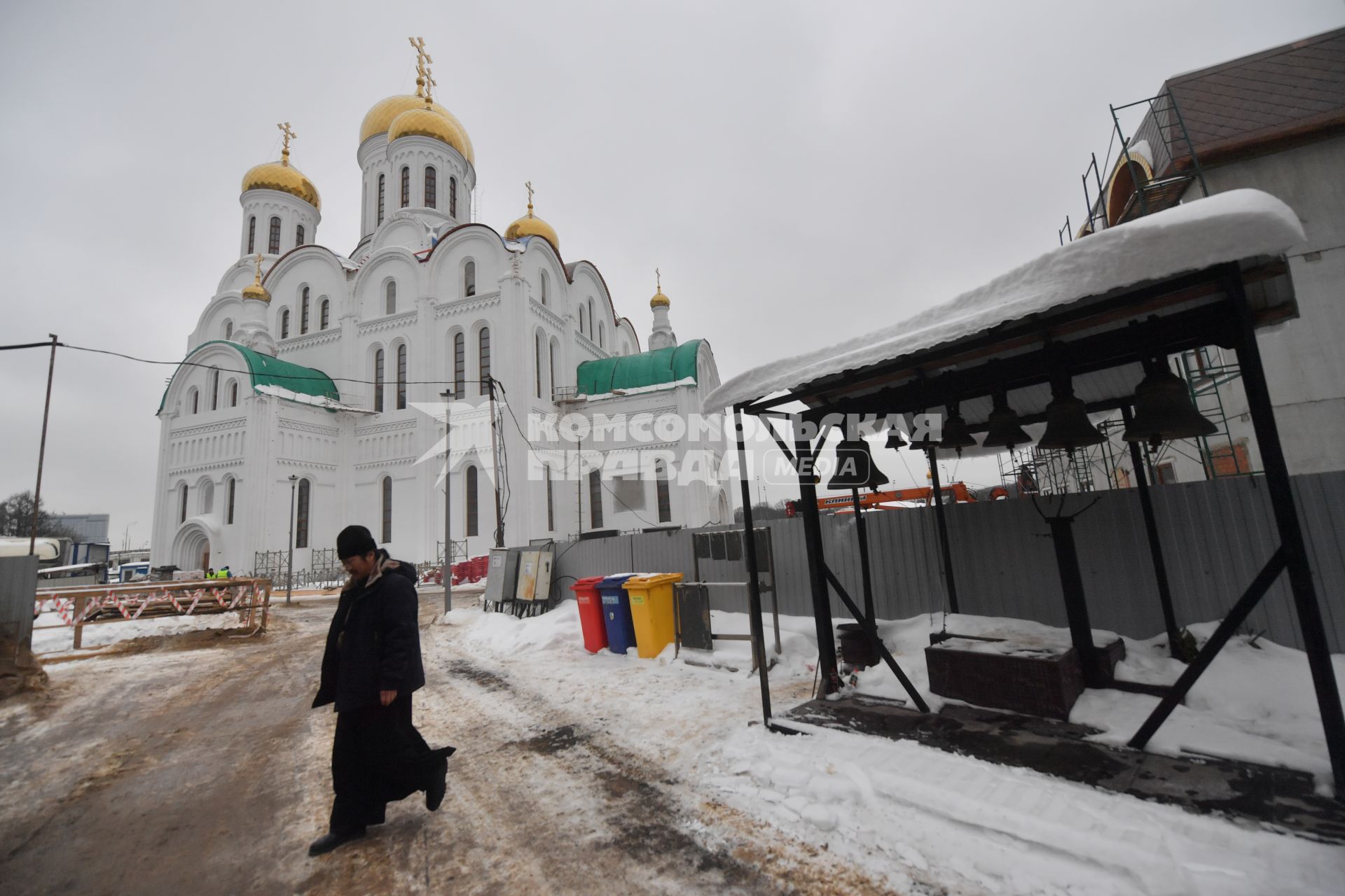 Строительство храма Успения Пресвятой Богородицы