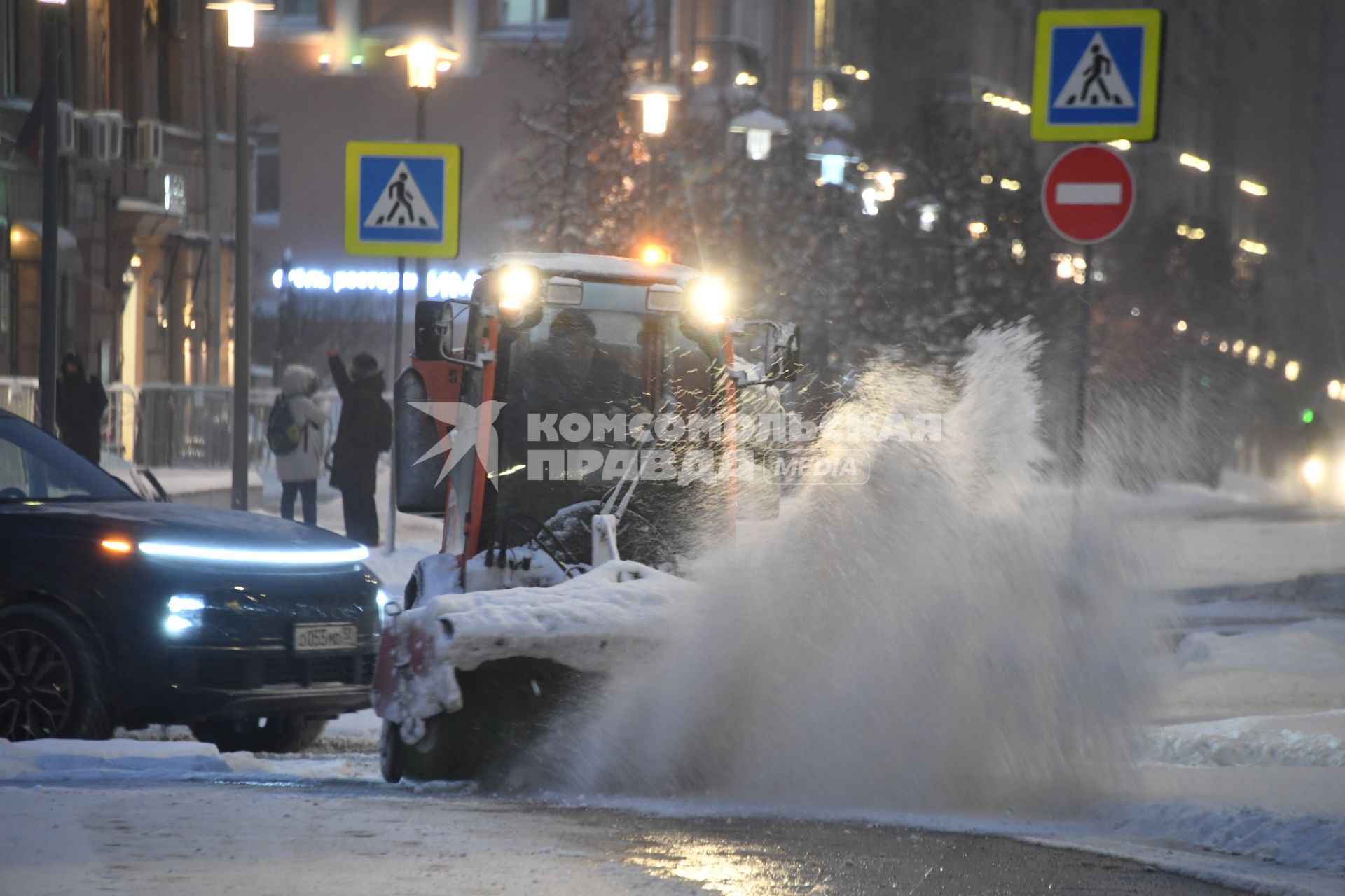 Снегопад в Москве