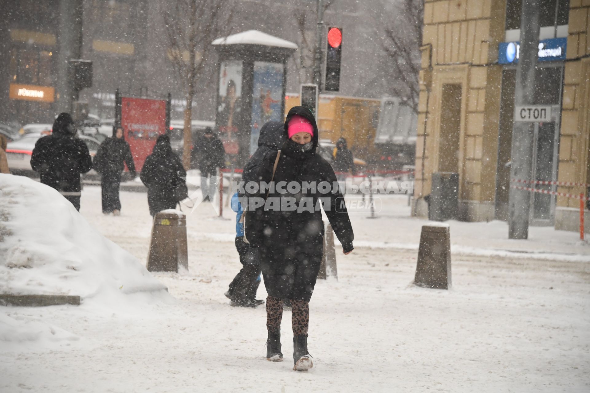 Снегопад в Москве