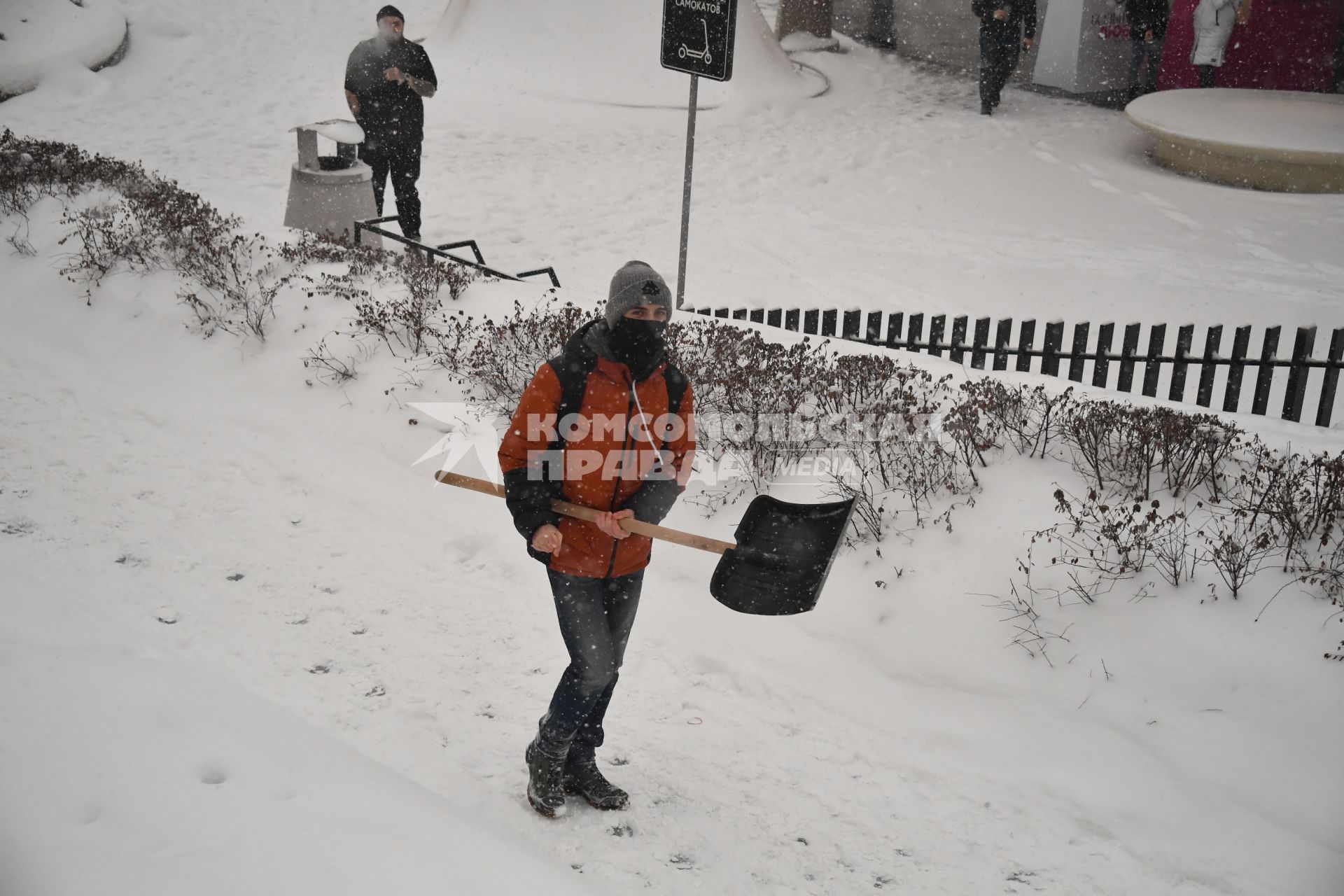 Снегопад в Москве