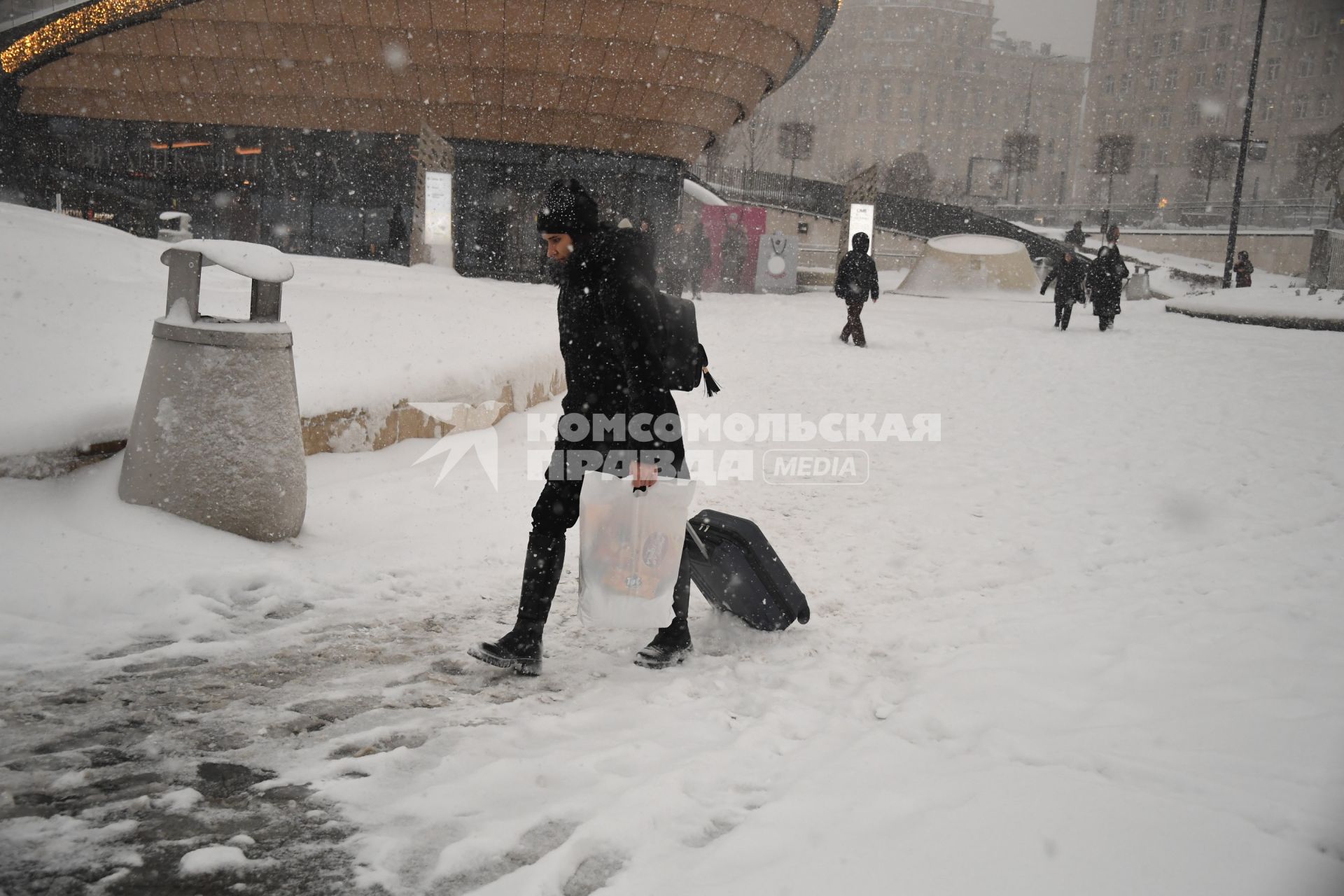 Снегопад в Москве