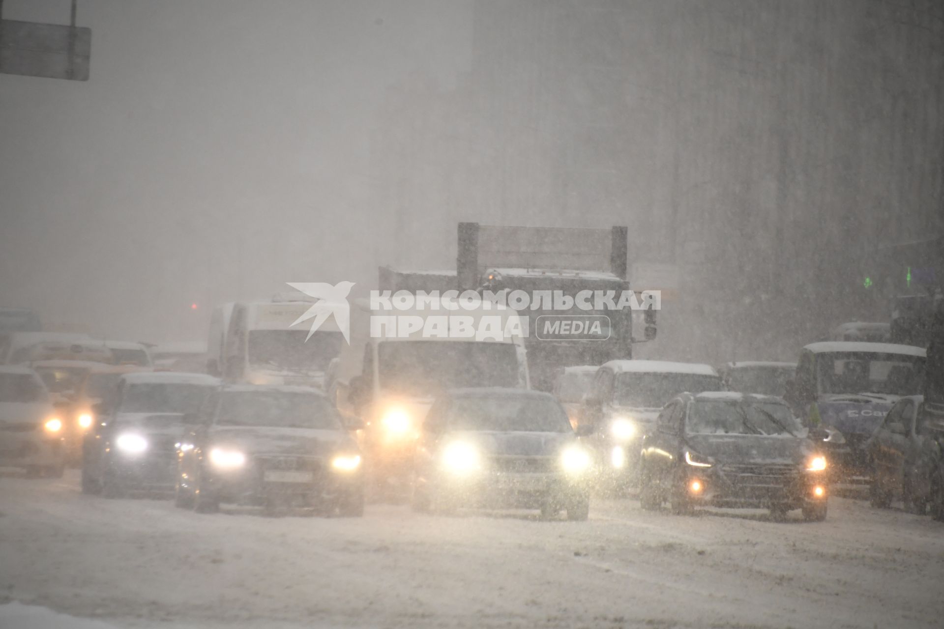 Снегопад в Москве