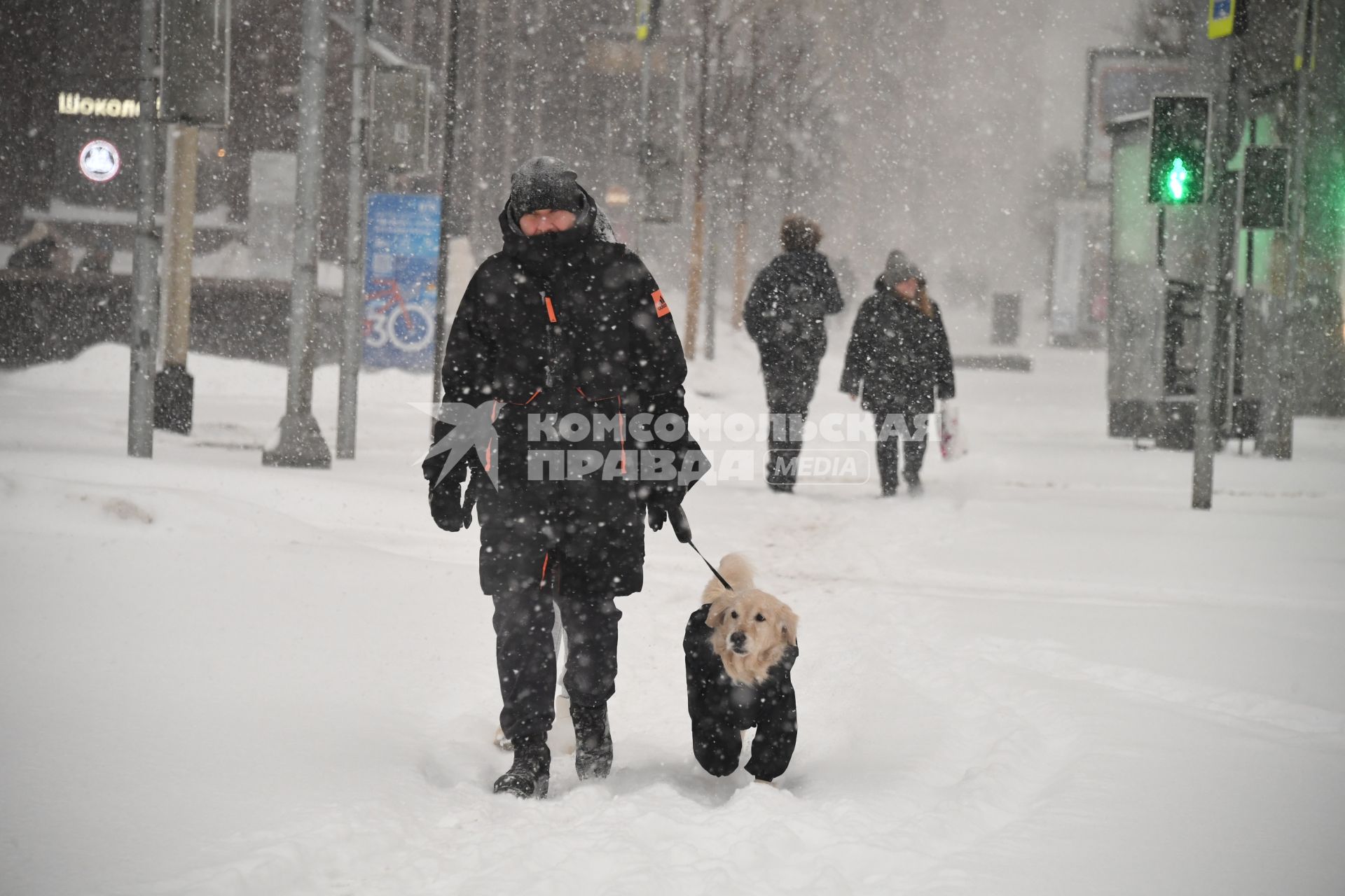 Снегопад в Москве