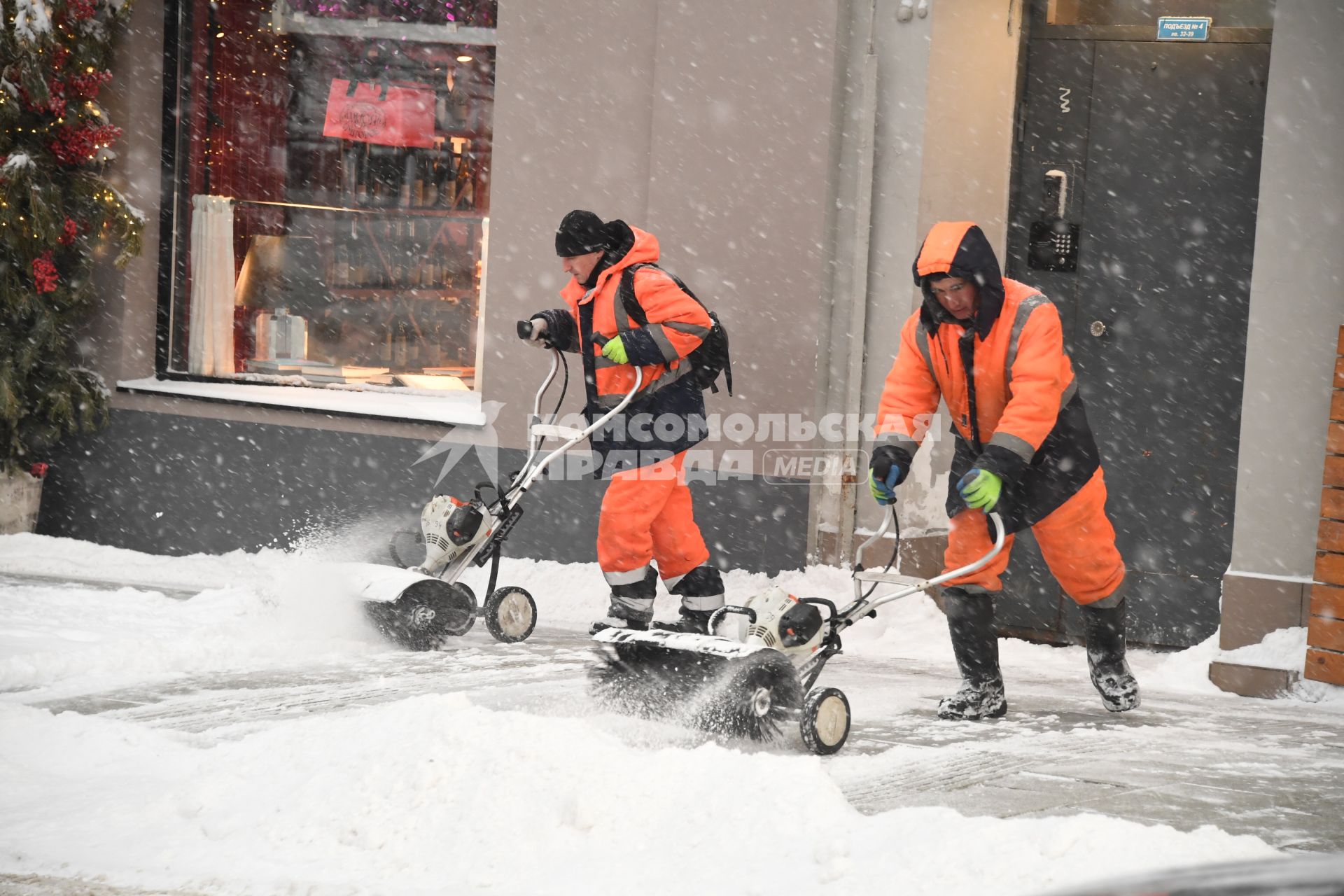 Снегопад в Москве