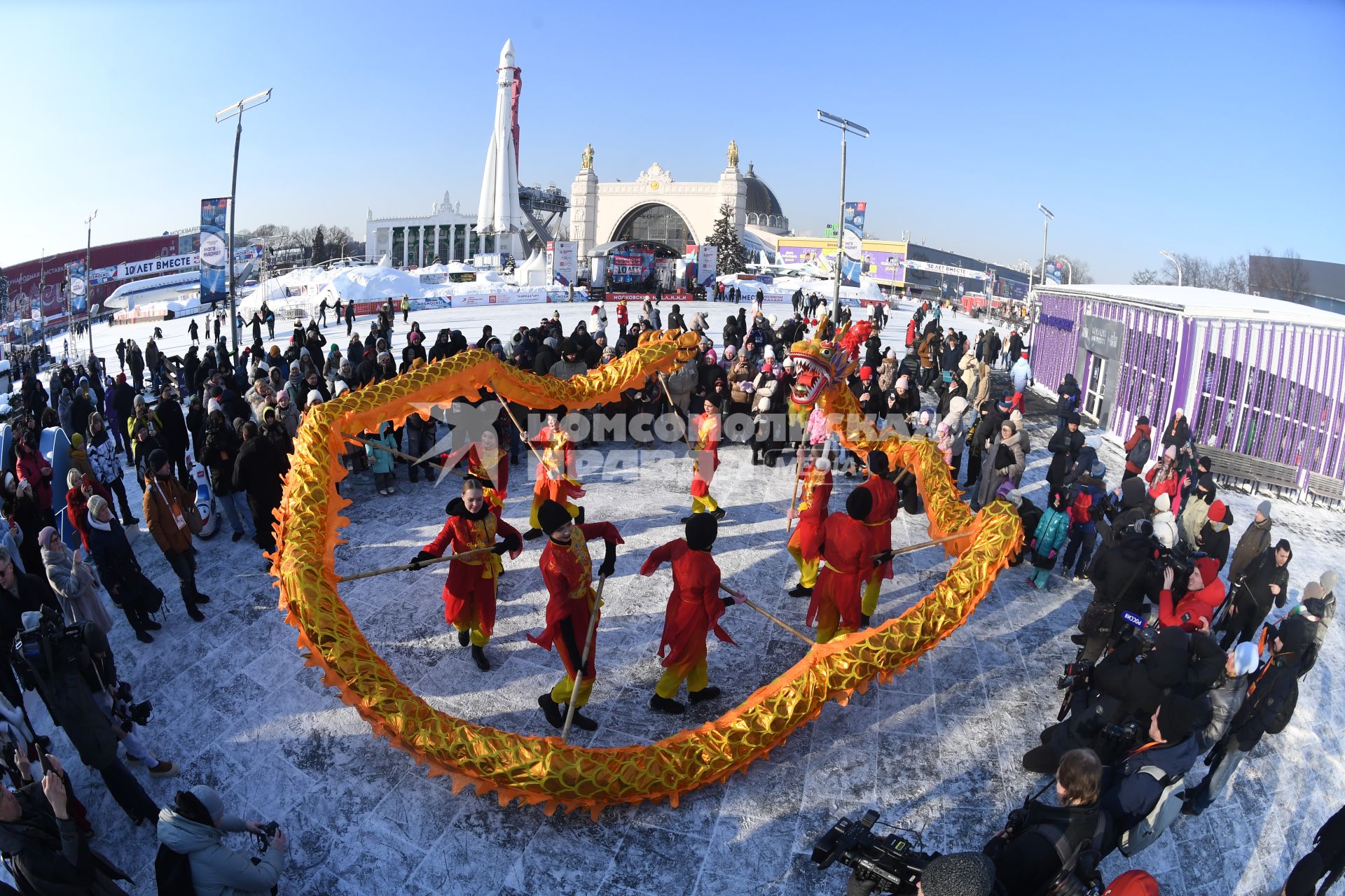 Празднование китайского Нового года на ВДНХ