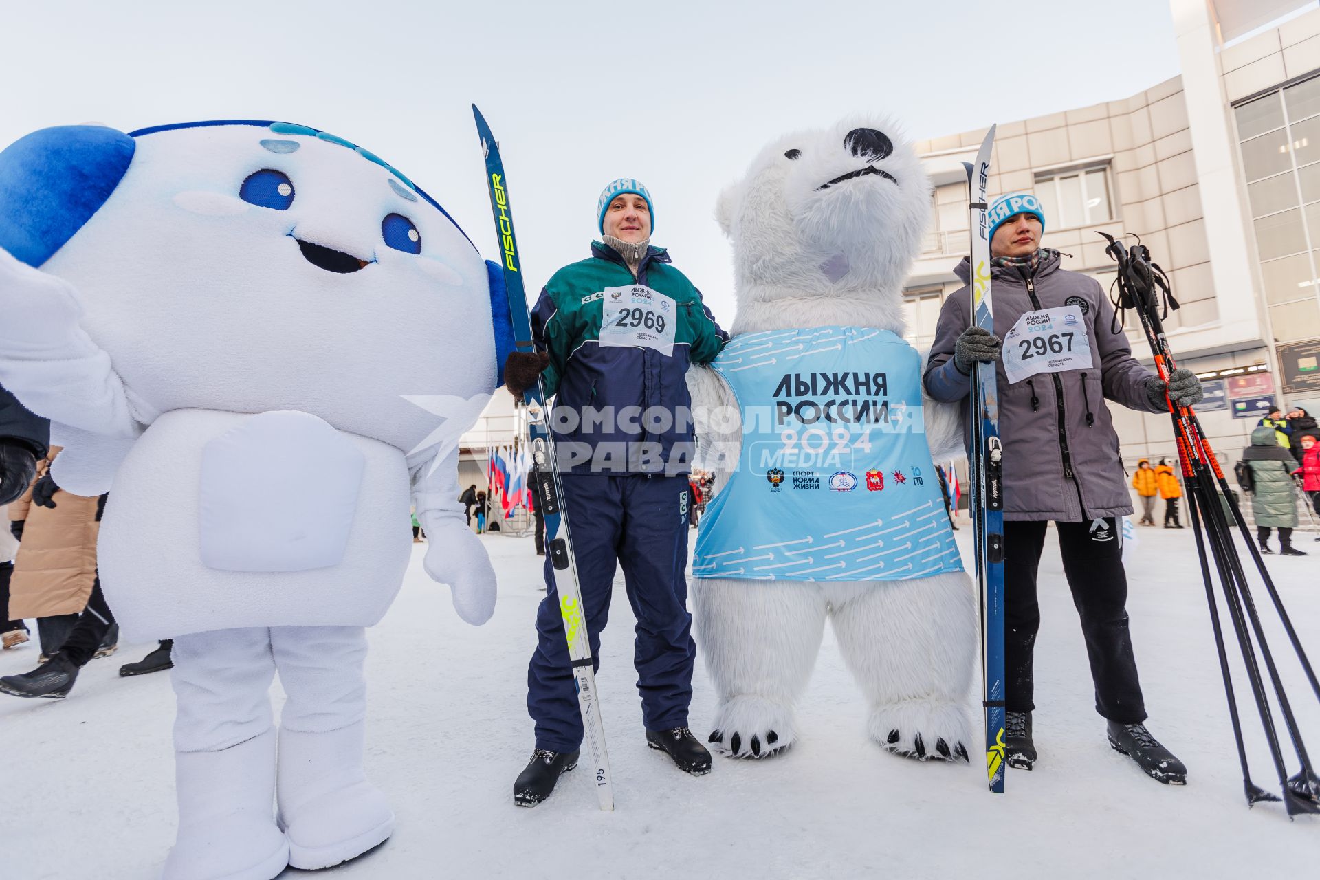 Всероссийская массовая гонка \"Лыжня России - 2024\" в Челябинске