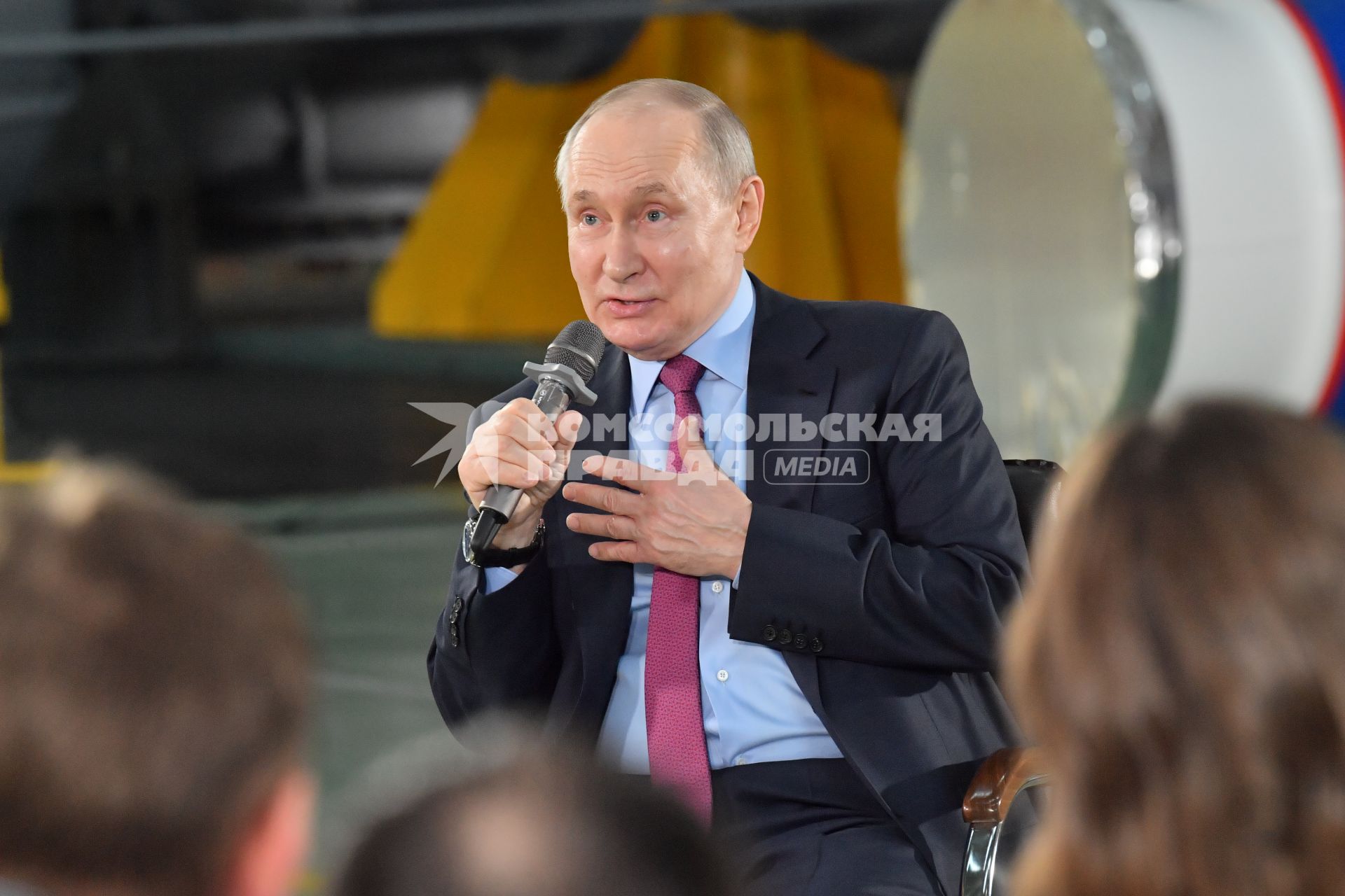Рабочая поездка президента РФ В. Путина в Челябинск