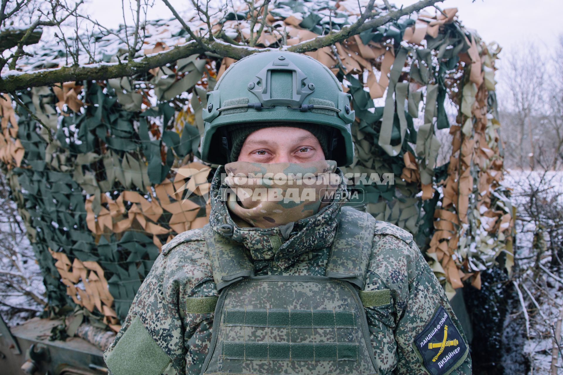 Работа артиллеристов под Донецком