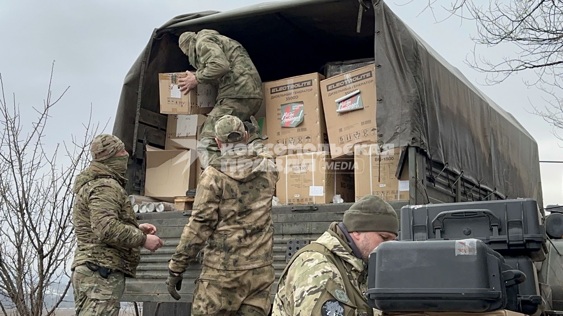 Гуманитарная помощь бойцам СВО на Артемовском направлении