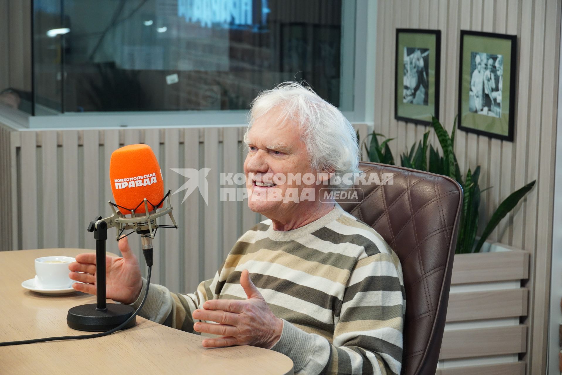 Юрий Куклачев  на радиостанции `Комсомольская правда`