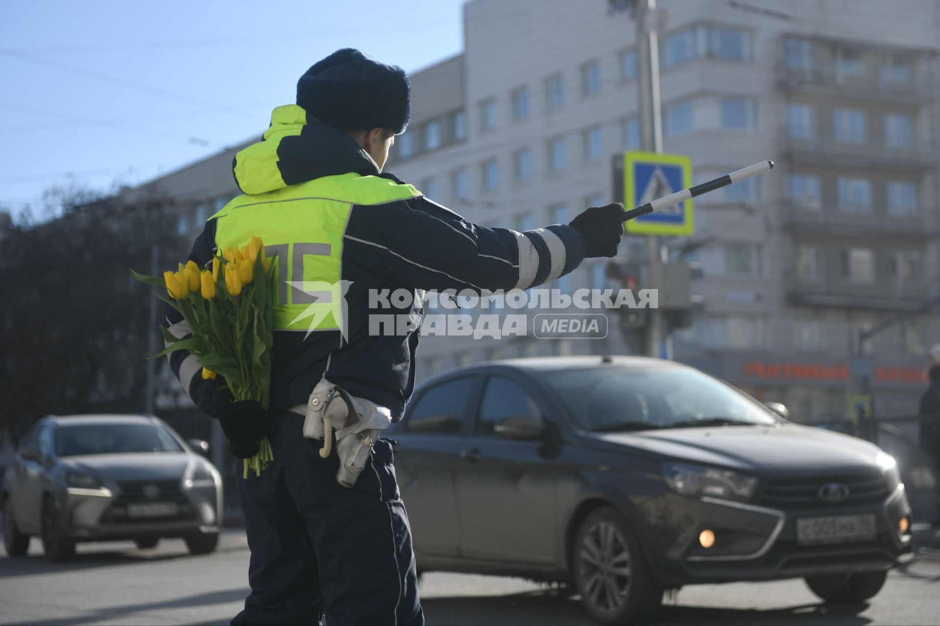 Акция ГИБДД накануне Международного женского дня