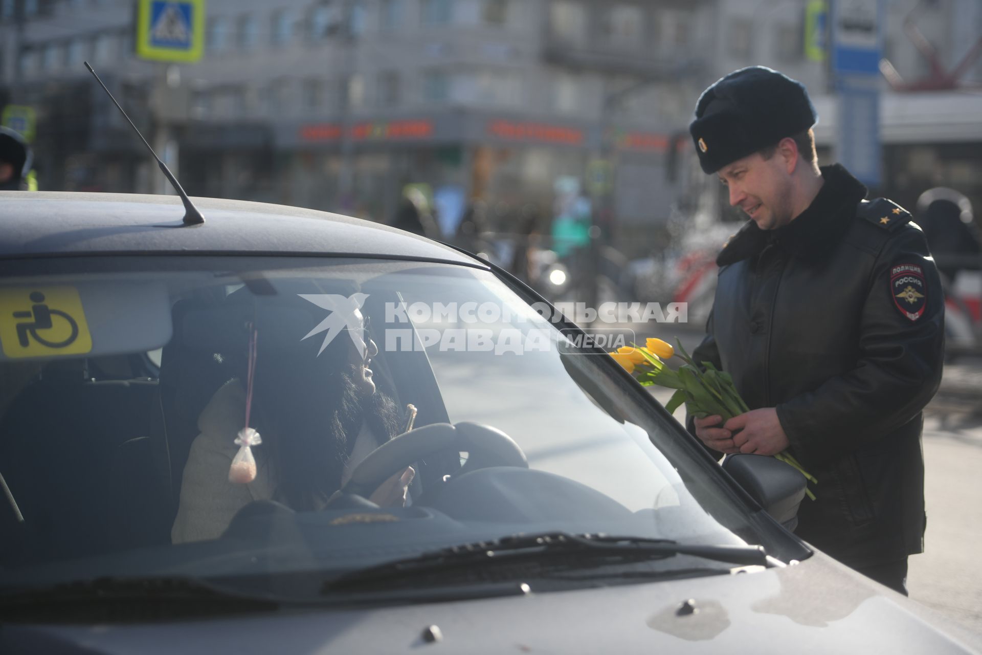 Акция ГИБДД накануне Международного женского дня