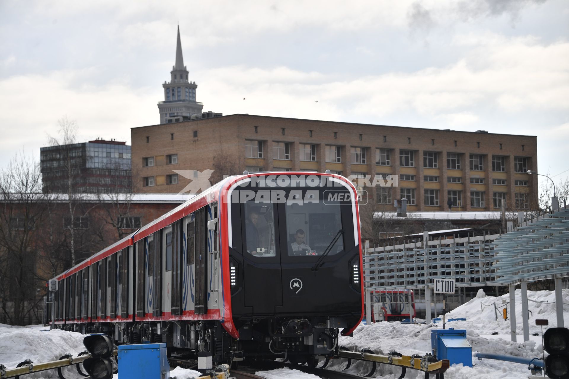 Запуск поезда `Москва-2024` на Замоскворецкой линии метро