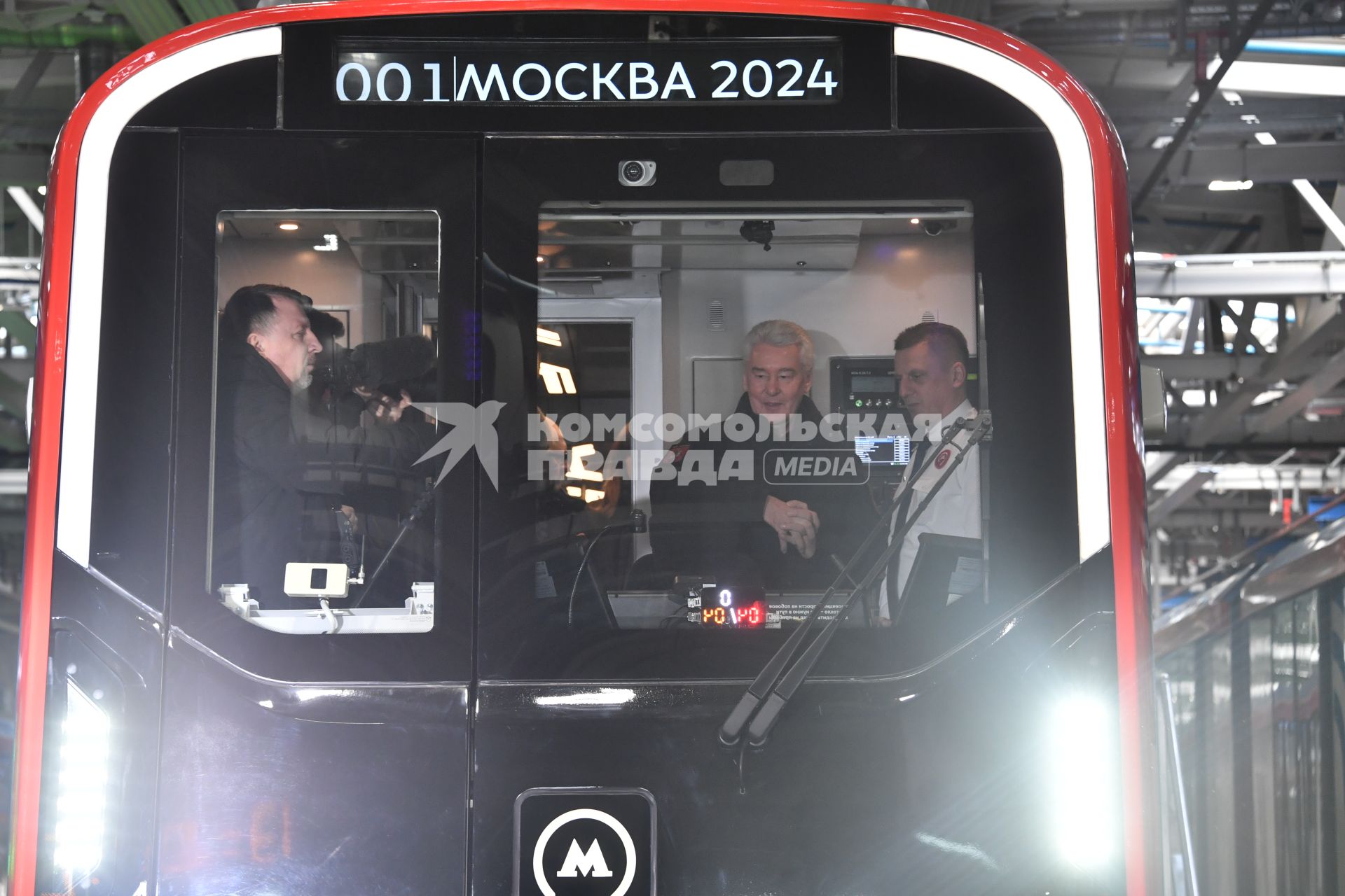 Запуск поезда `Москва-2024` на Замоскворецкой линии метро