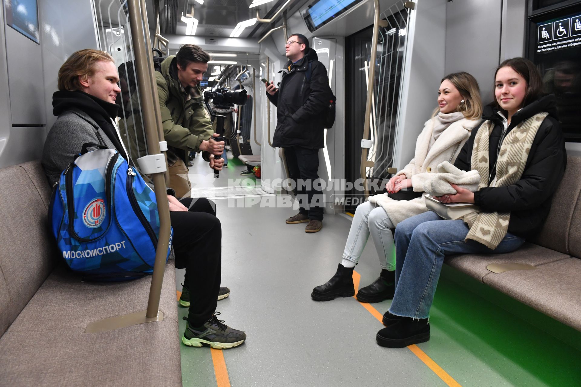 Запуск поезда `Москва-2024` на Замоскворецкой линии метро