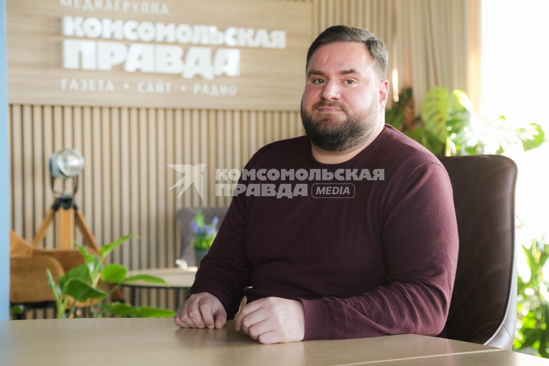 Микаэль Бадалян в редакции `Комсомольской правды`