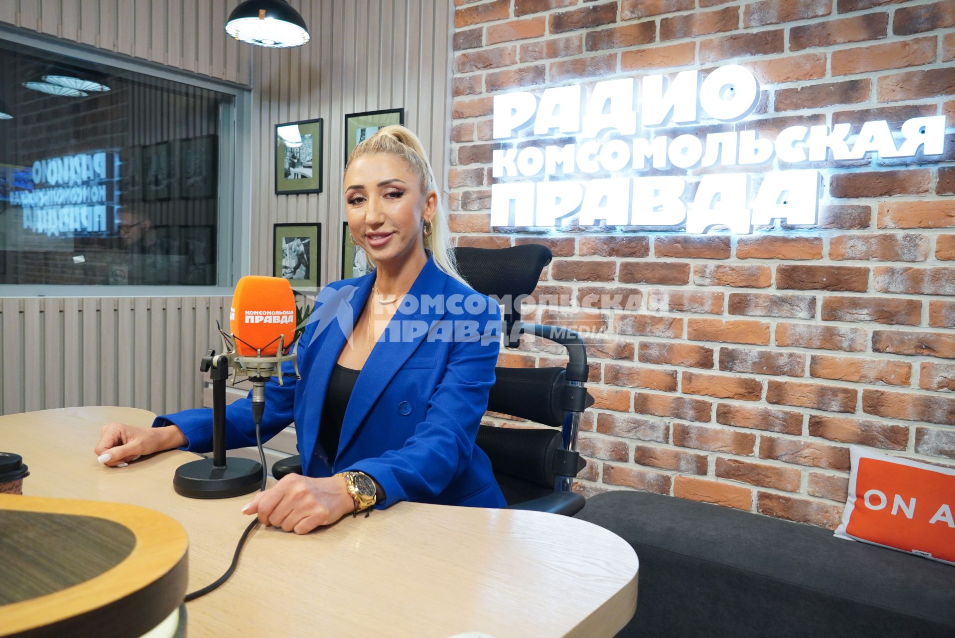 Лилия Абрамова на радиостанции `Комсомольская правда`