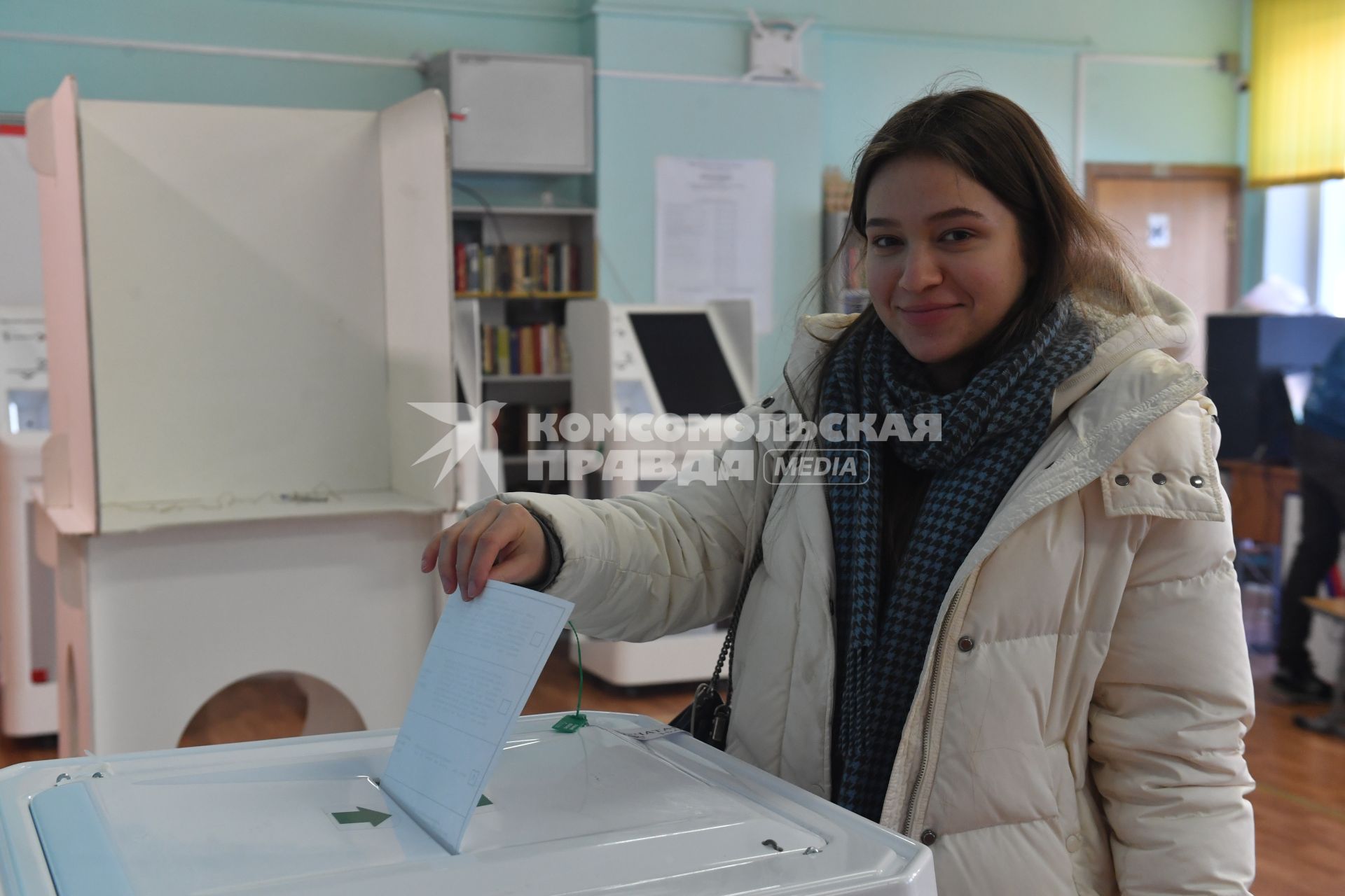 Голосование на выборах президента России в Москве