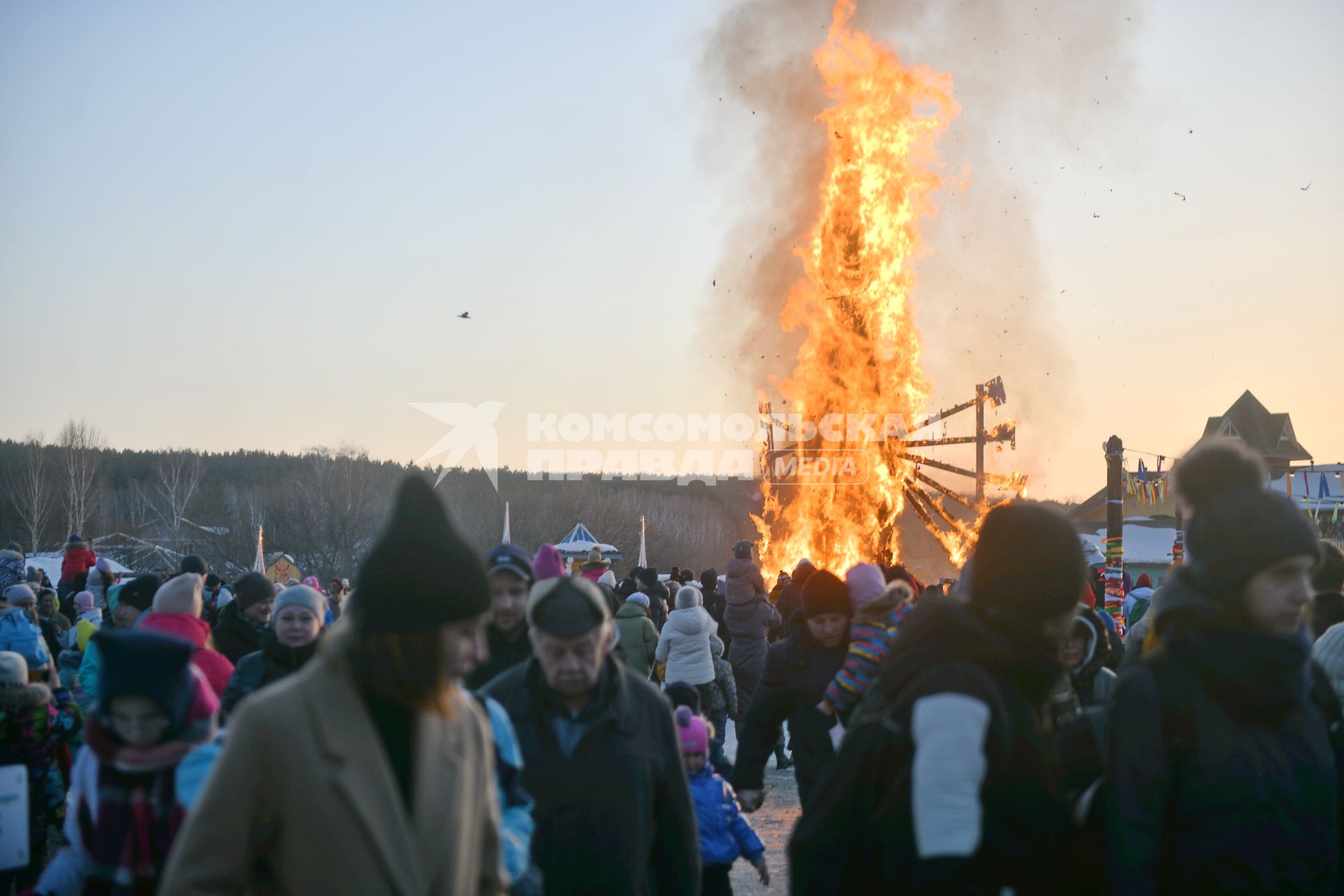 Празднование Широкой Масленицы в Свердловской области