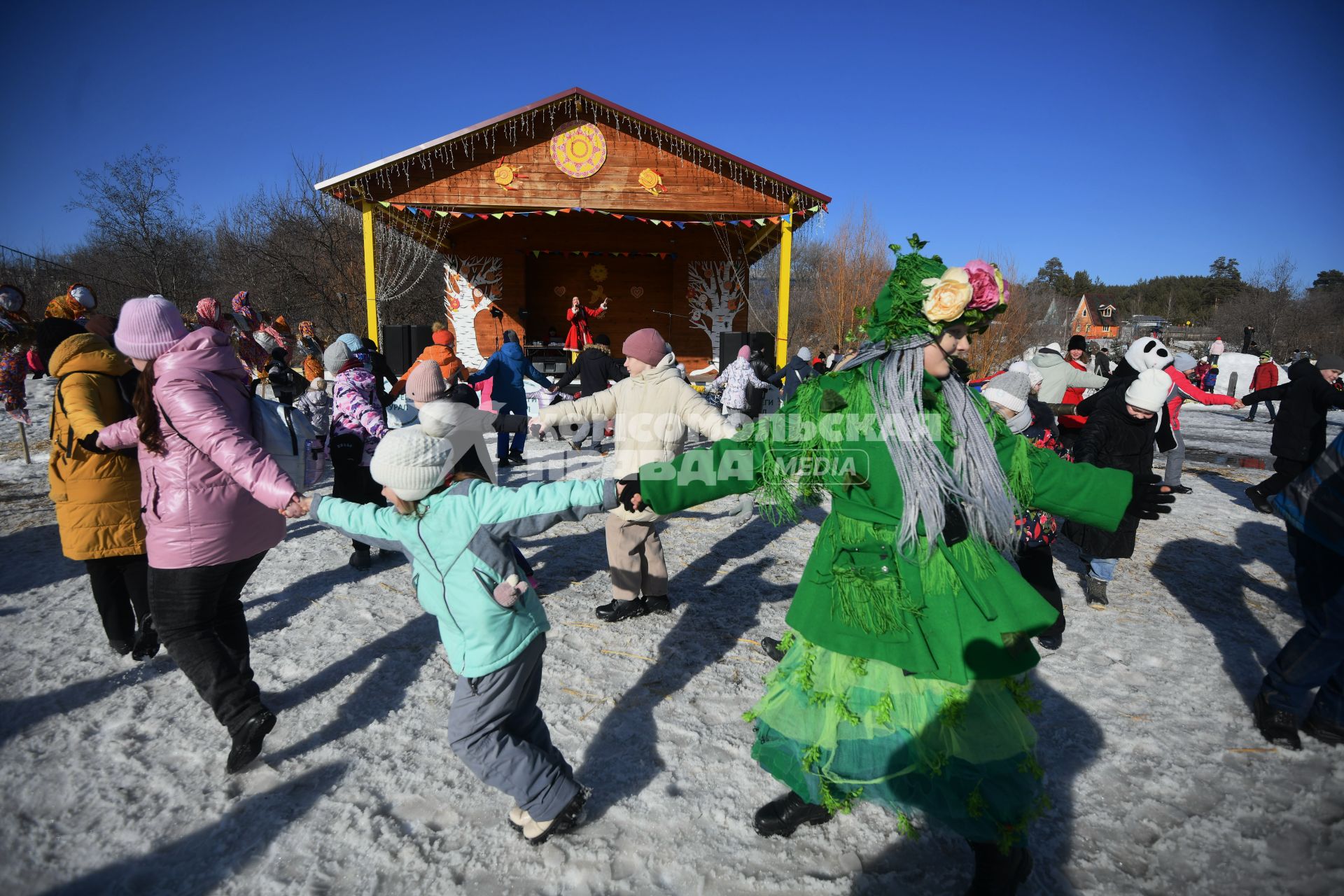 Празднование Широкой Масленицы в Свердловской области