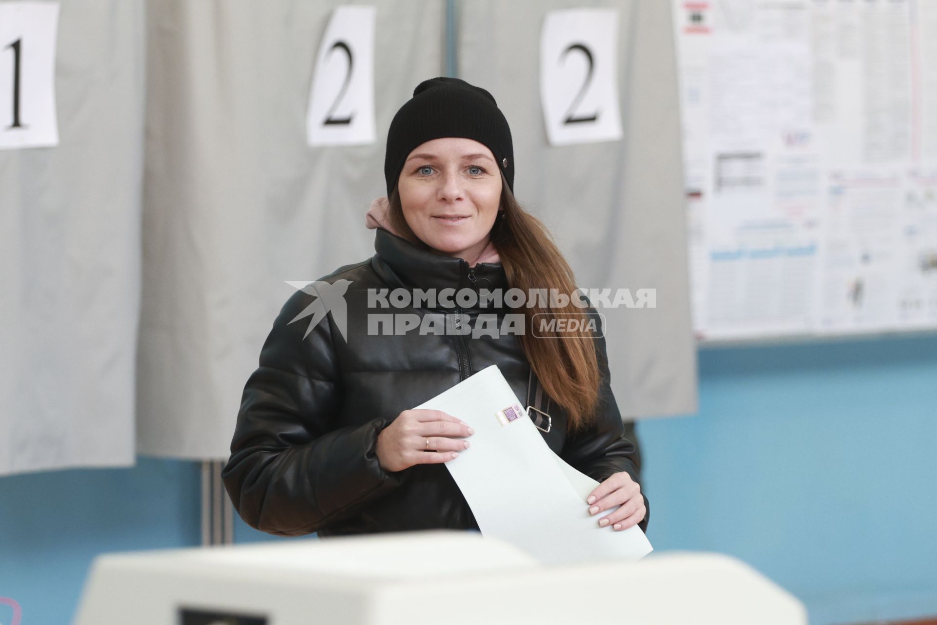 Голосование на выборах президента России в Барнауле