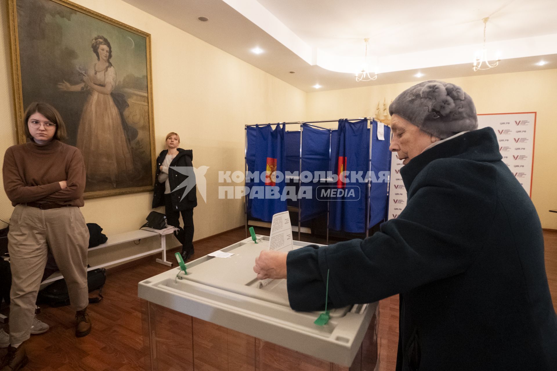 Голосование на выборах президента России в Санкт-Петербурге