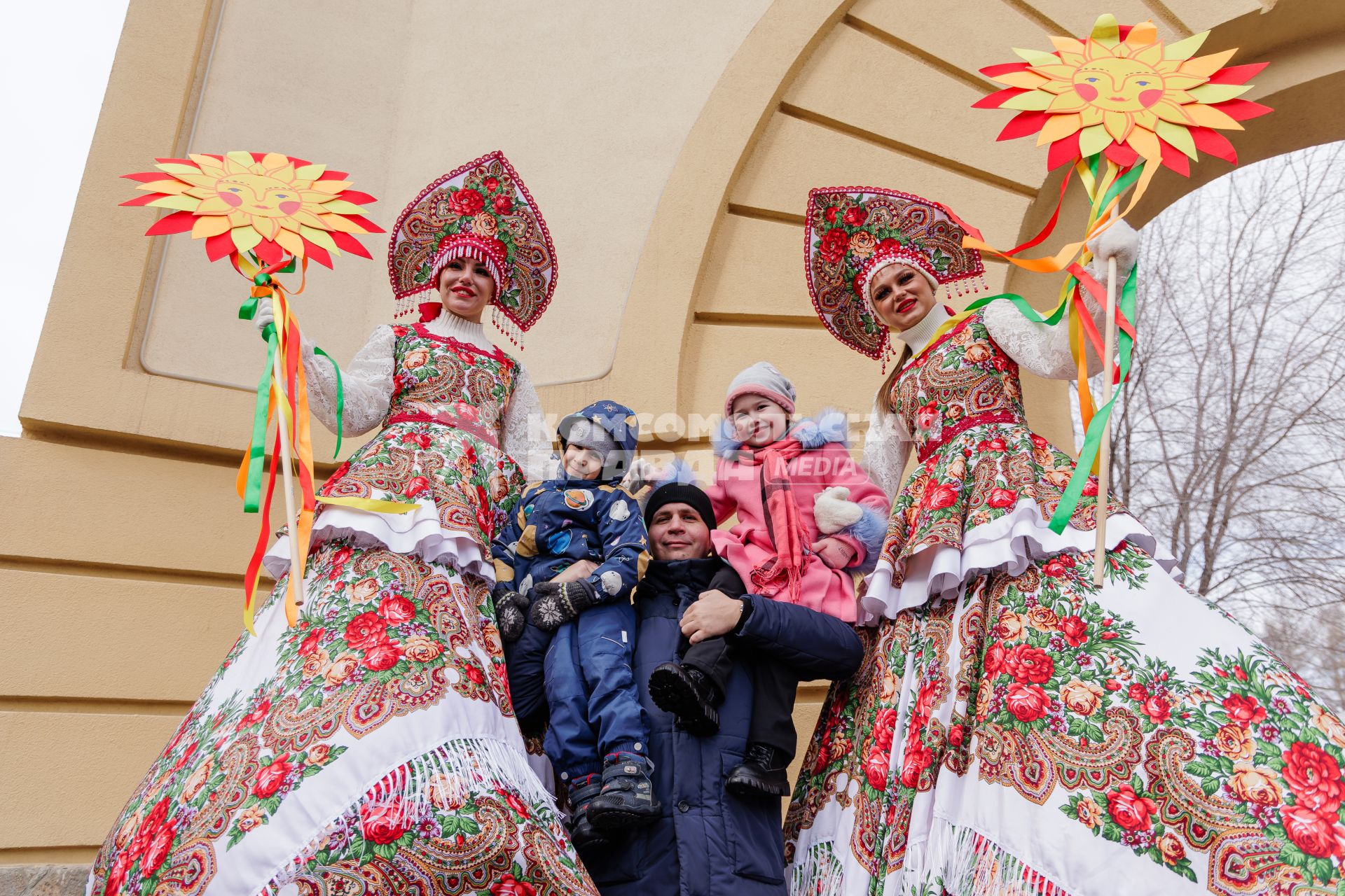 Празднование Масленицы в Челябинске