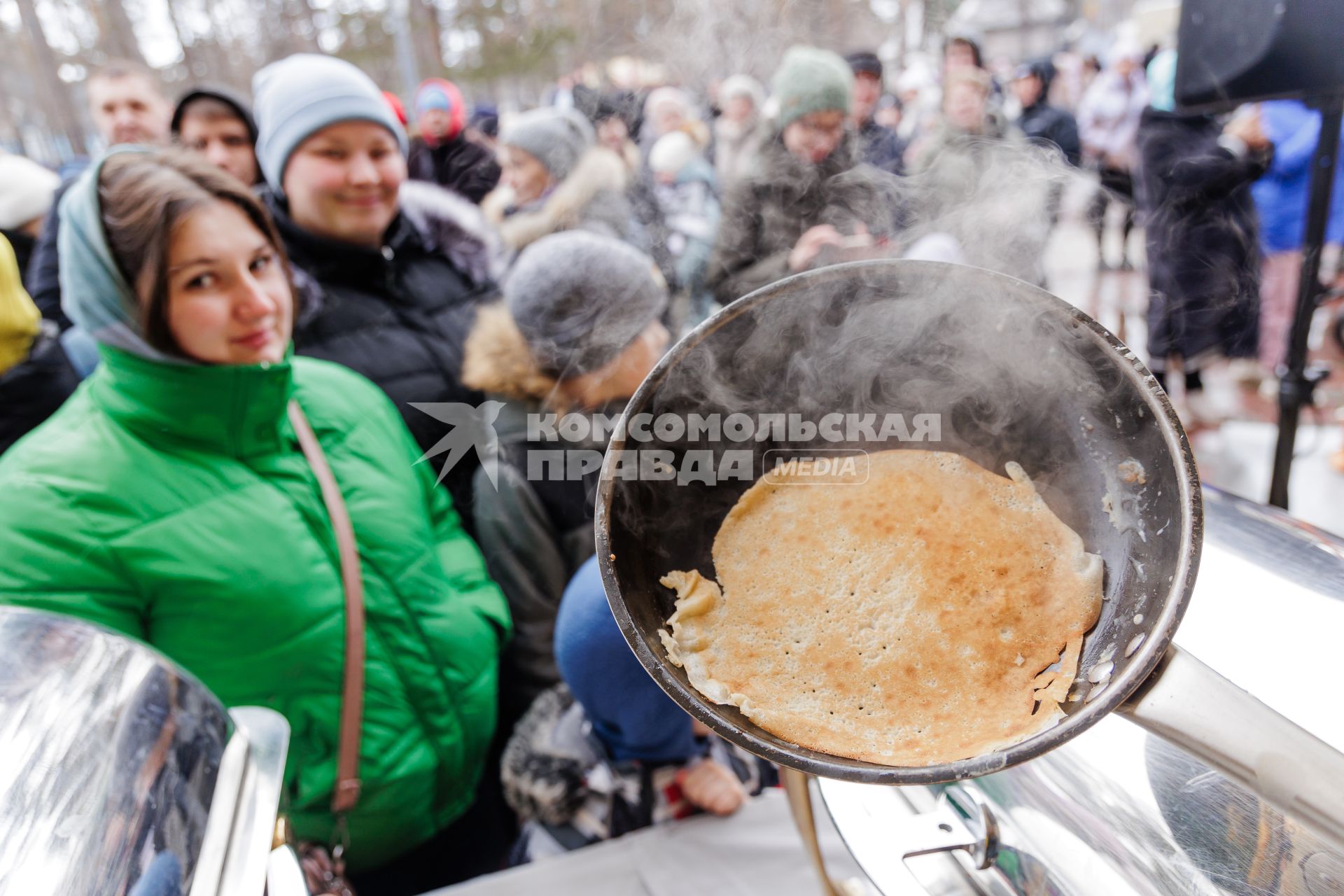 Празднование Масленицы в Челябинске