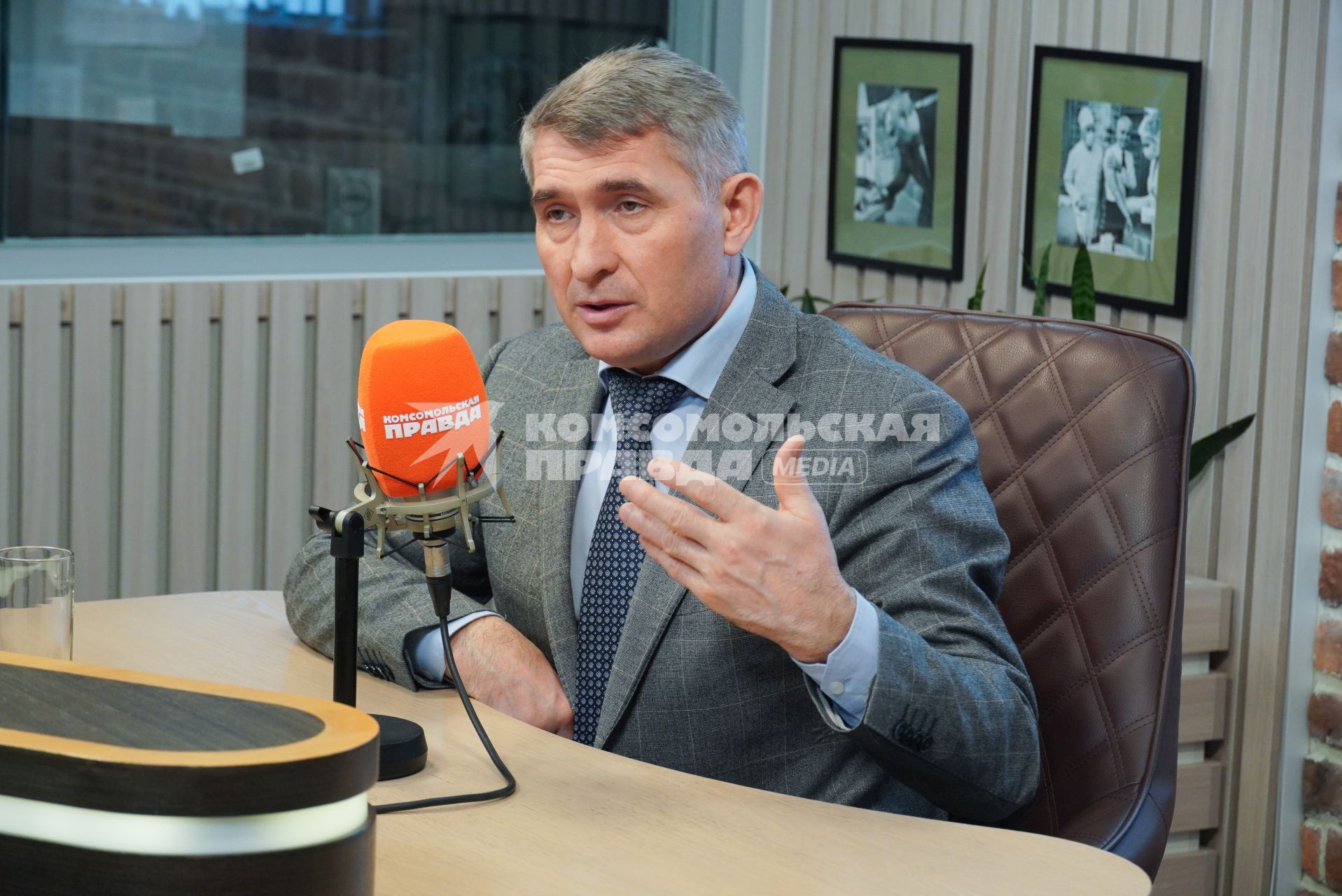 Олег Николаев на радиостанции `Комсомольская правда`