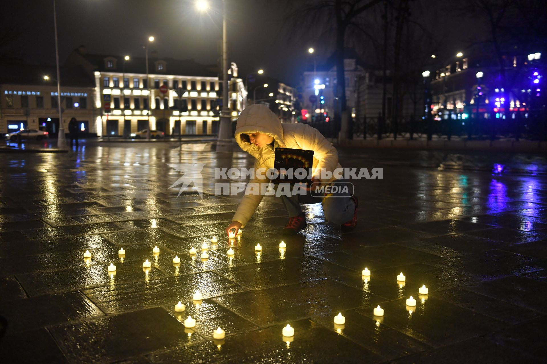 Акция ` Свеча памяти  ` в Москве