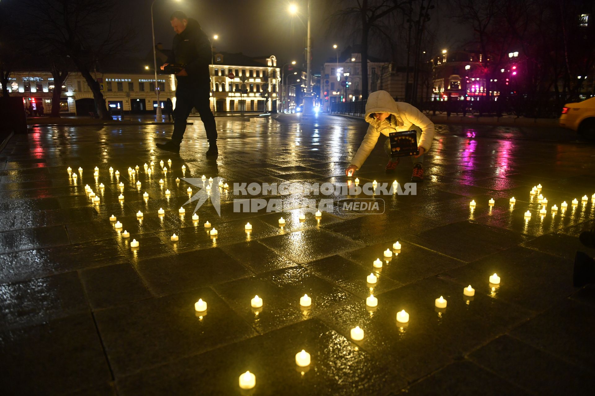 Акция ` Свеча памяти  ` в Москве