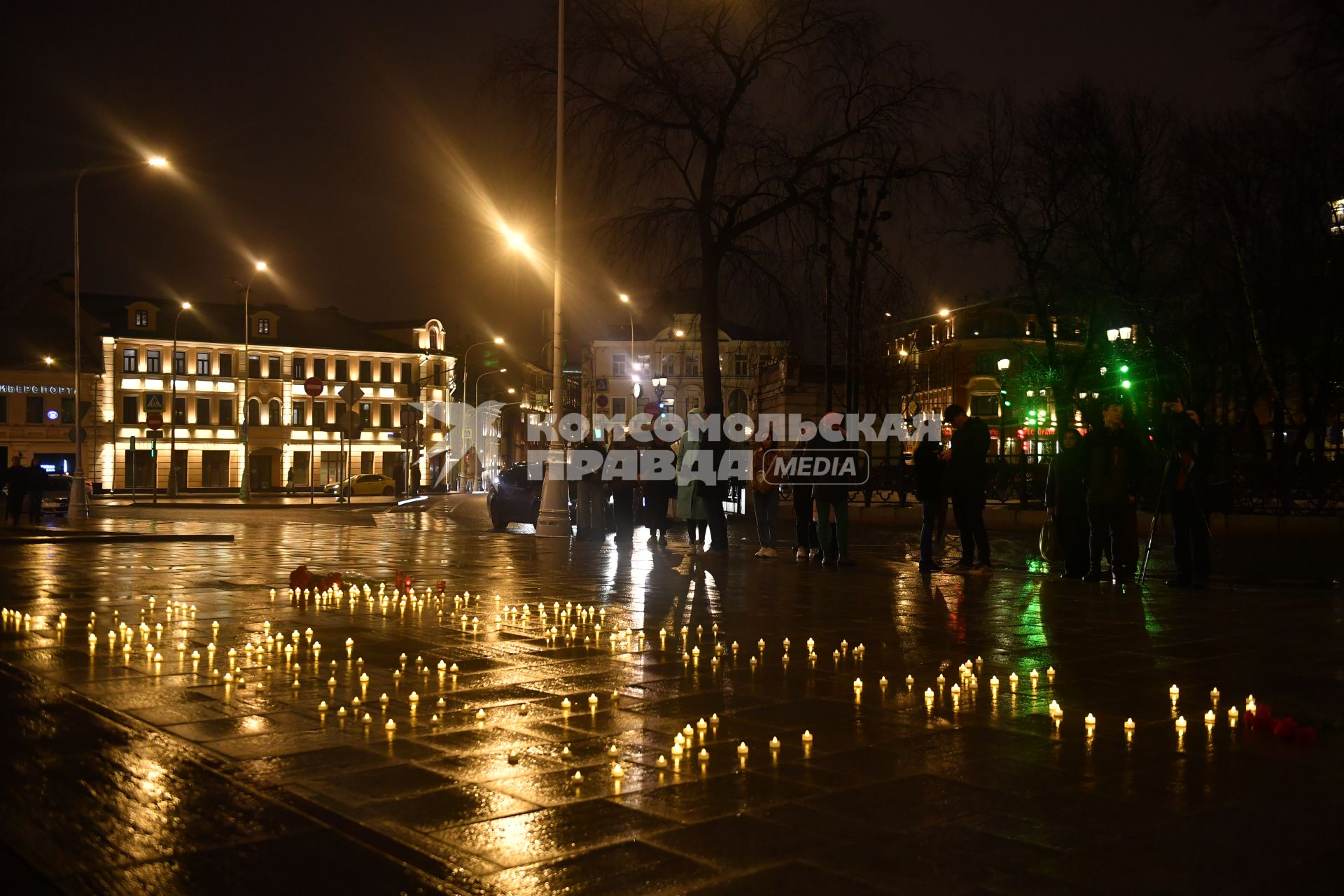 Акция ` Свеча памяти  ` в Москве