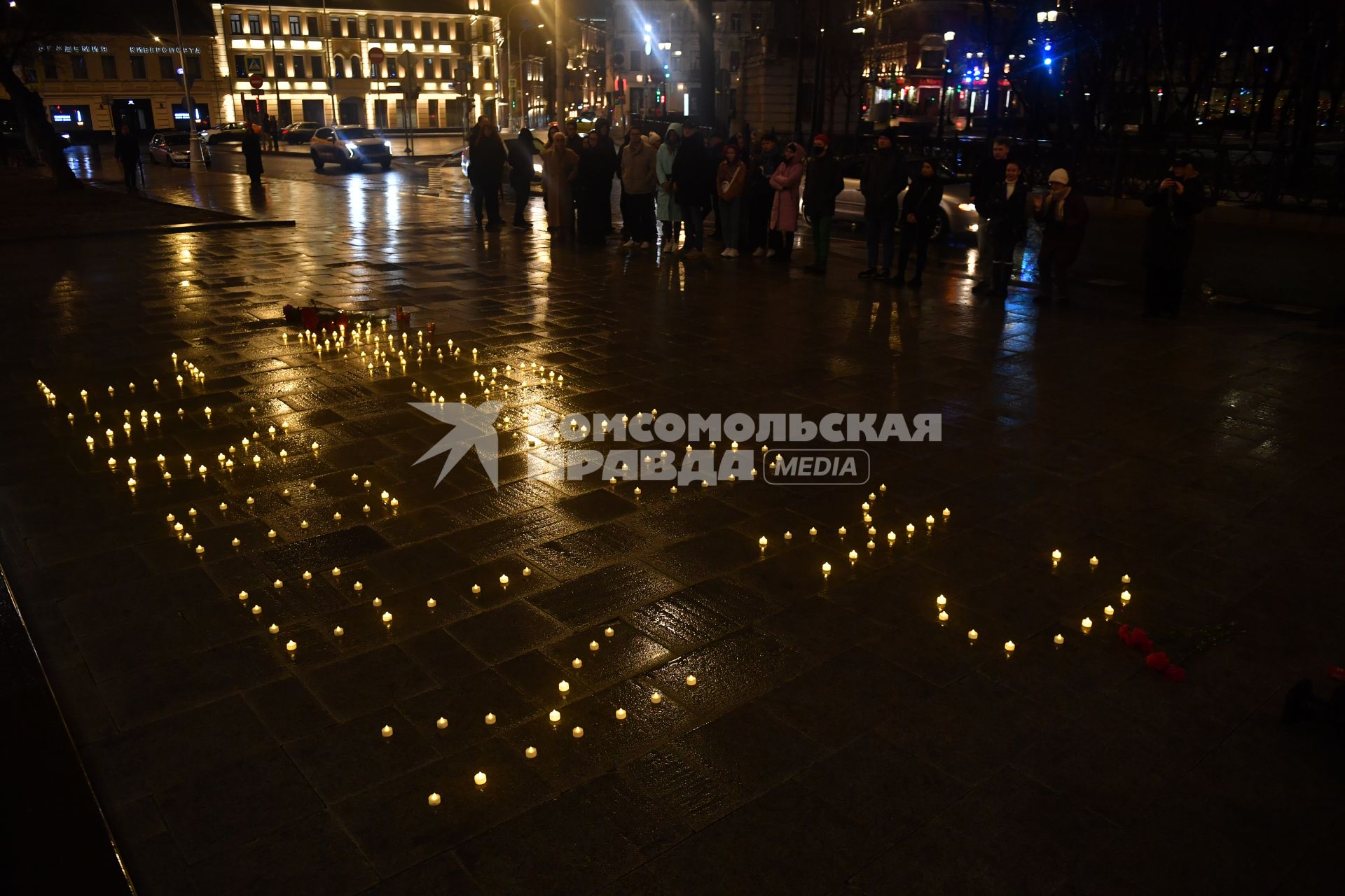 Акция ` Свеча памяти  ` в Москве