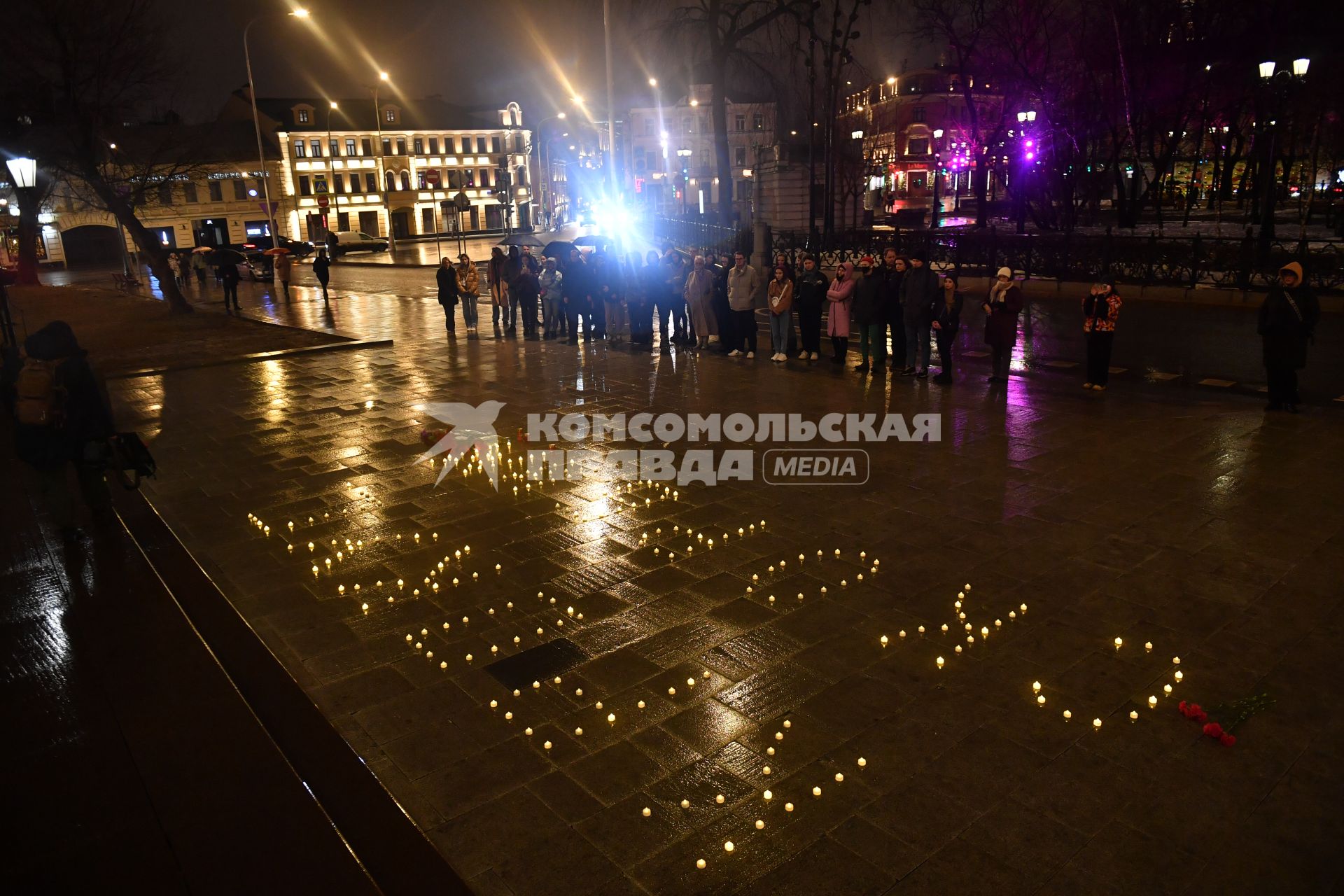 Акция ` Свеча памяти  ` в Москве