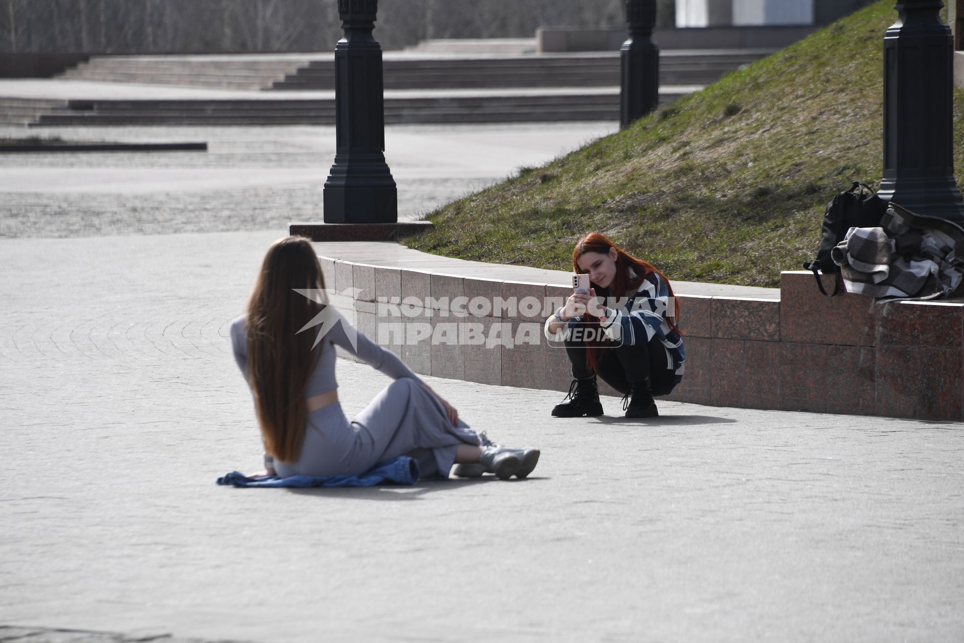 Теплая погода в Москве