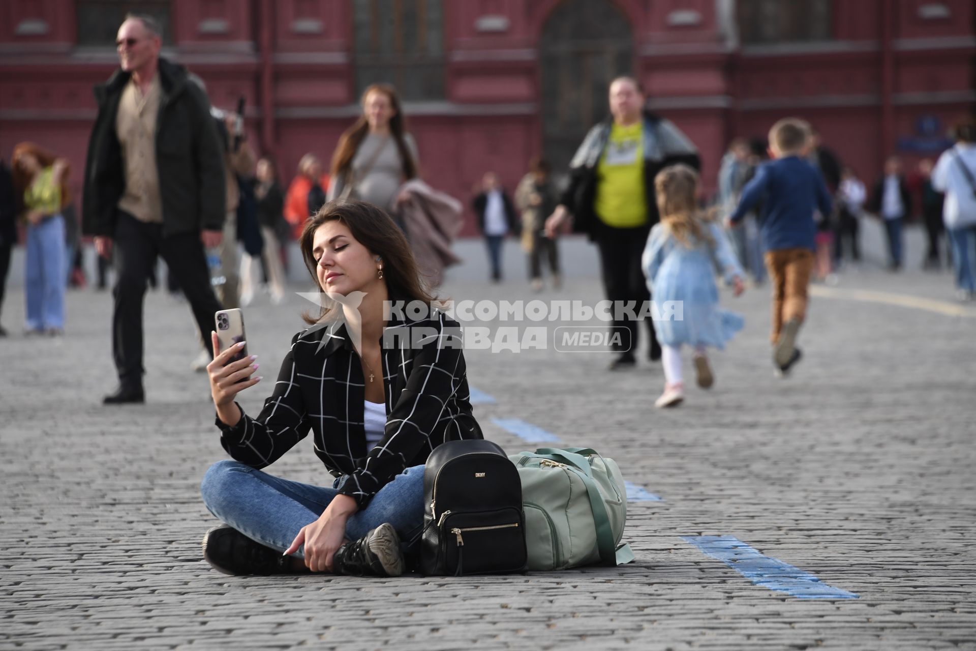 Теплая погода в Москве